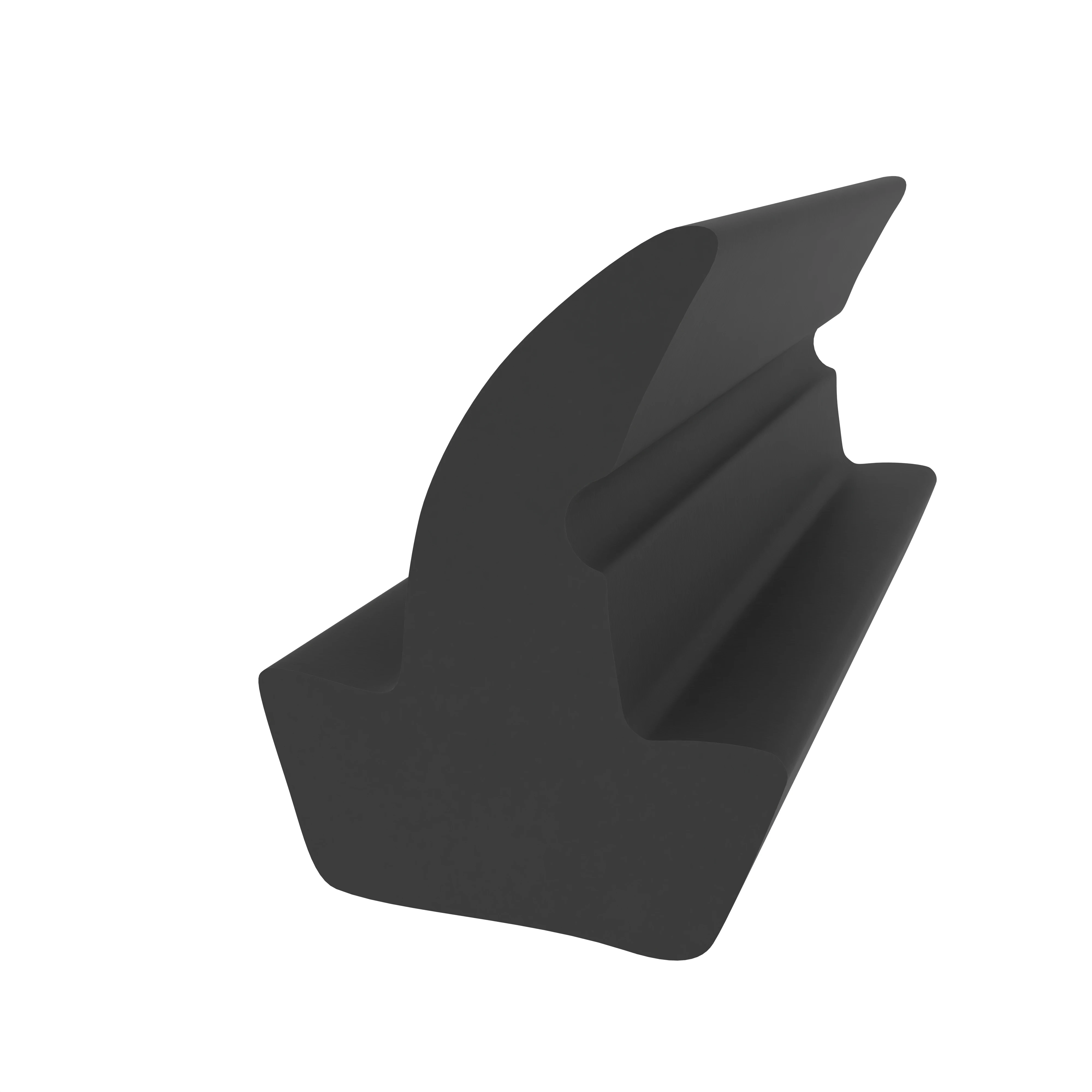 Türrahmen Dichtung - Mitteldichtung für Metall- und Alufenster | 12,5 mm Höhe | Farbe: schwarz