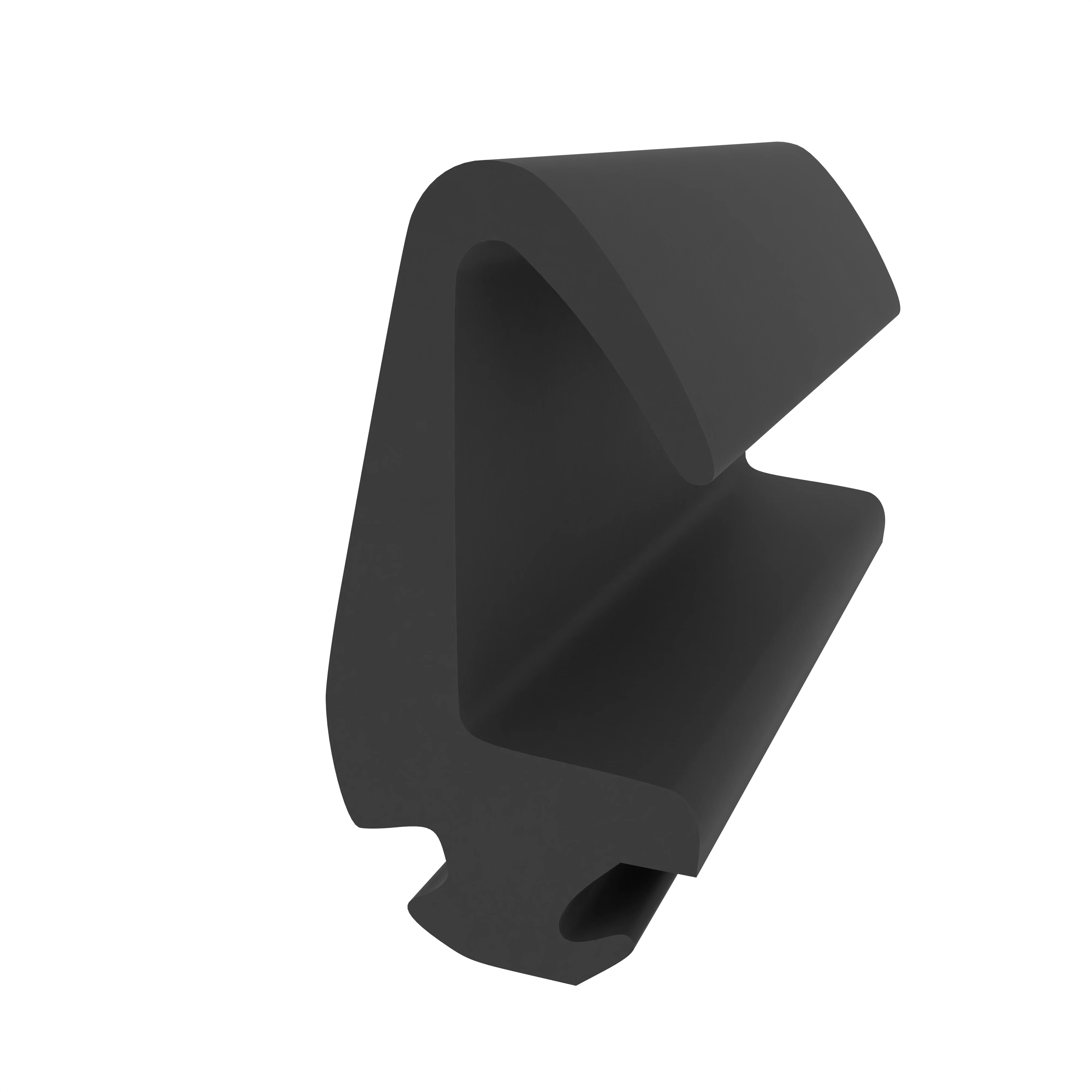Mitteldichtungen - Mitteldichtung für Metall- und Alufenster | 17 mm Höhe | Farbe: schwarz