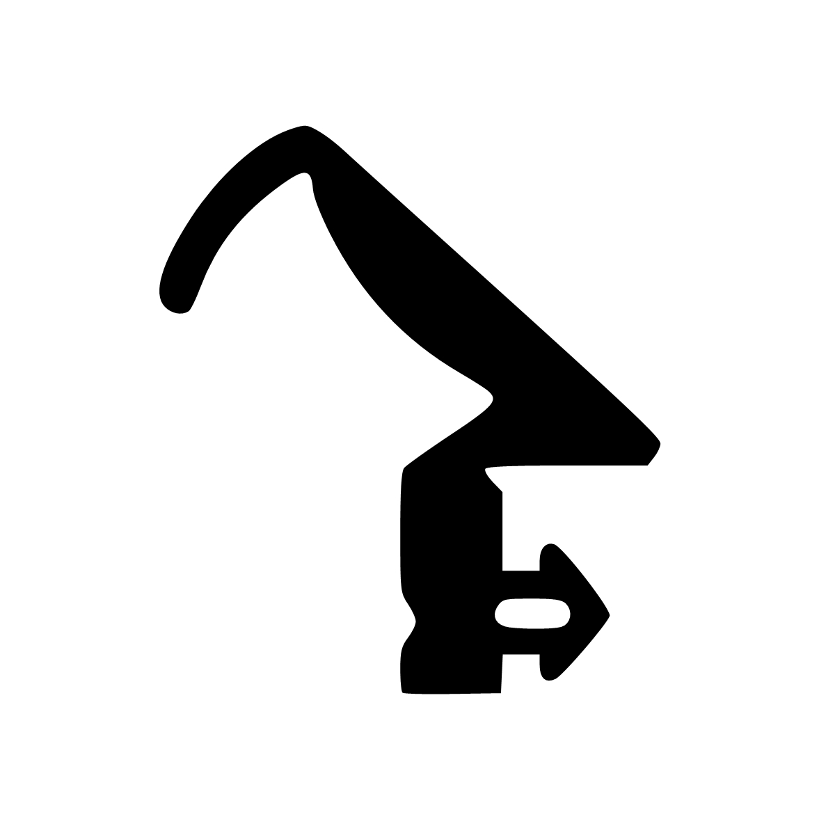 Türrahmen Dichtung - Anschlagdichtung für seitlichen Anschlag | 21 mm Höhe | Farbe: schwarz