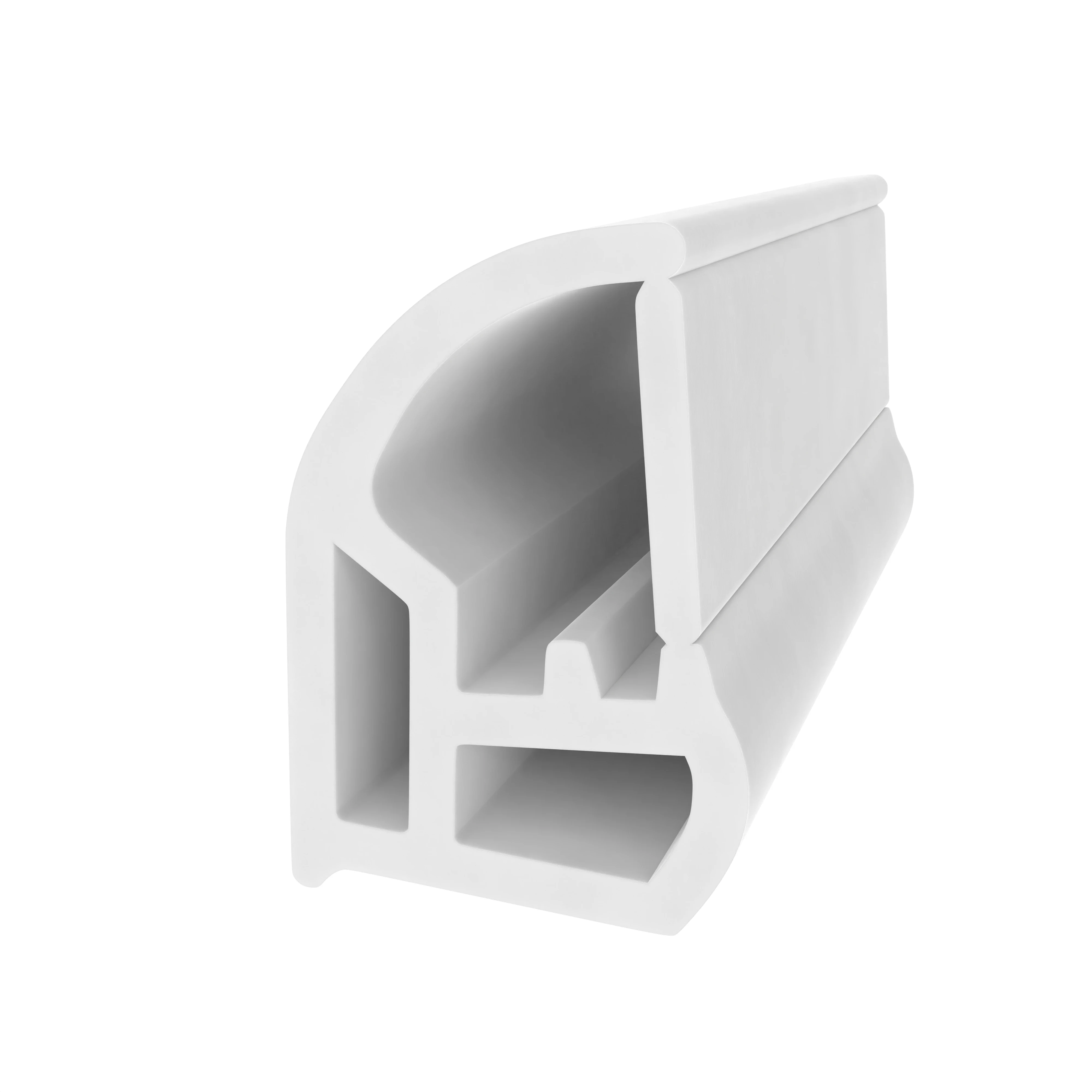 Stahlzargendichtung für Stahltüren | 19 mm Höhe | Farbe: weiß