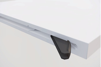 Verbinder & Bodenträger - Starterkit für Divario P-18-Verbinder von Lamello | Farbe: schwarz