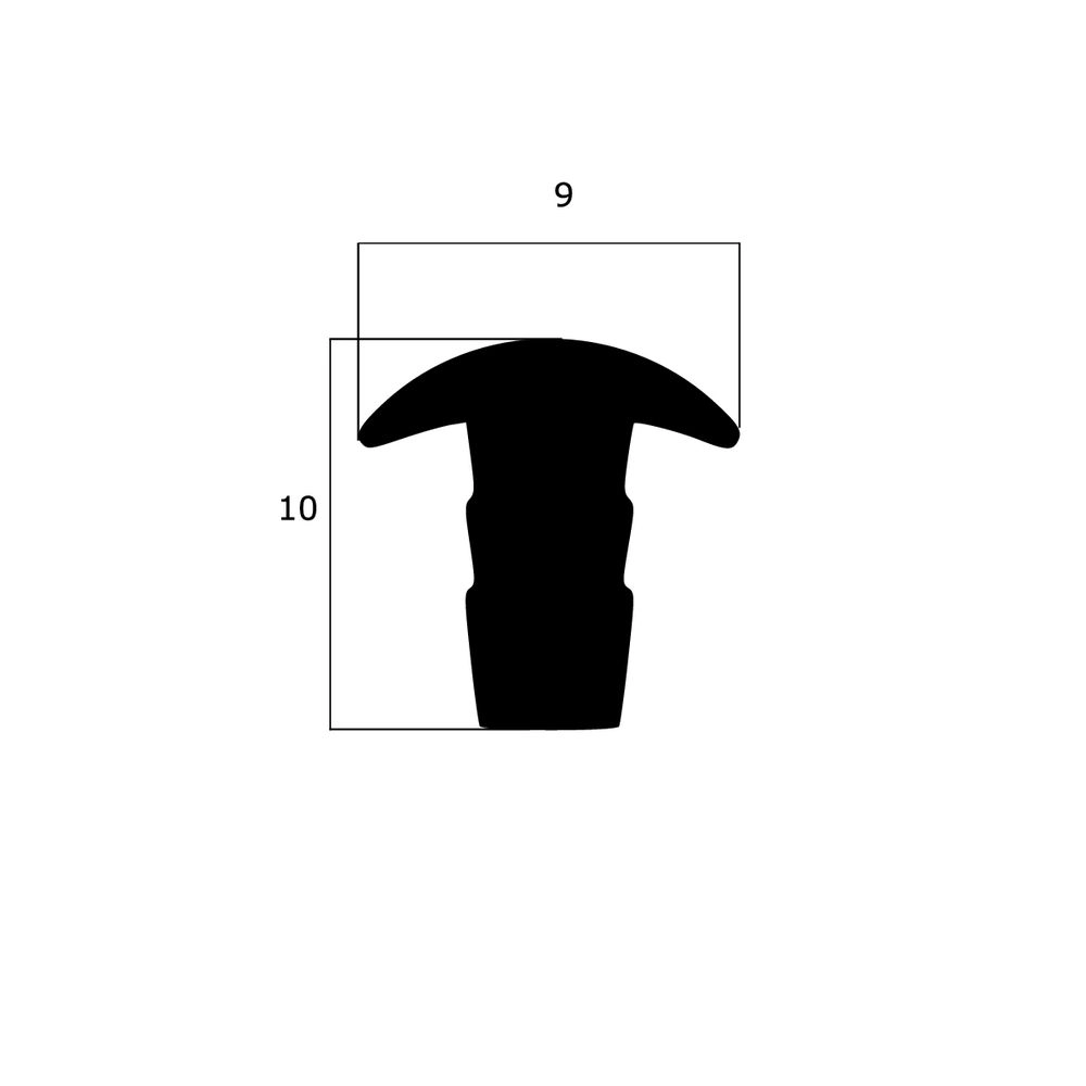 Treppenstufenprofile - Anti-Rutsch Profil für Treppenstufen | Höhe: 10 mm | Farbe: beige