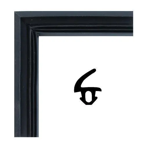 Dichtungsecke für Anschlagdichtung F0909 | Farbe: schwarz Dichtungsecke für Anschlagdichtung F0909 | Farbe: schwarz
