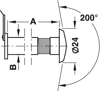 Zubehör rund um die Tür - Türspion von Startec | für Türdicke: 26 – 62 mm | Sichtwinkel: 200°