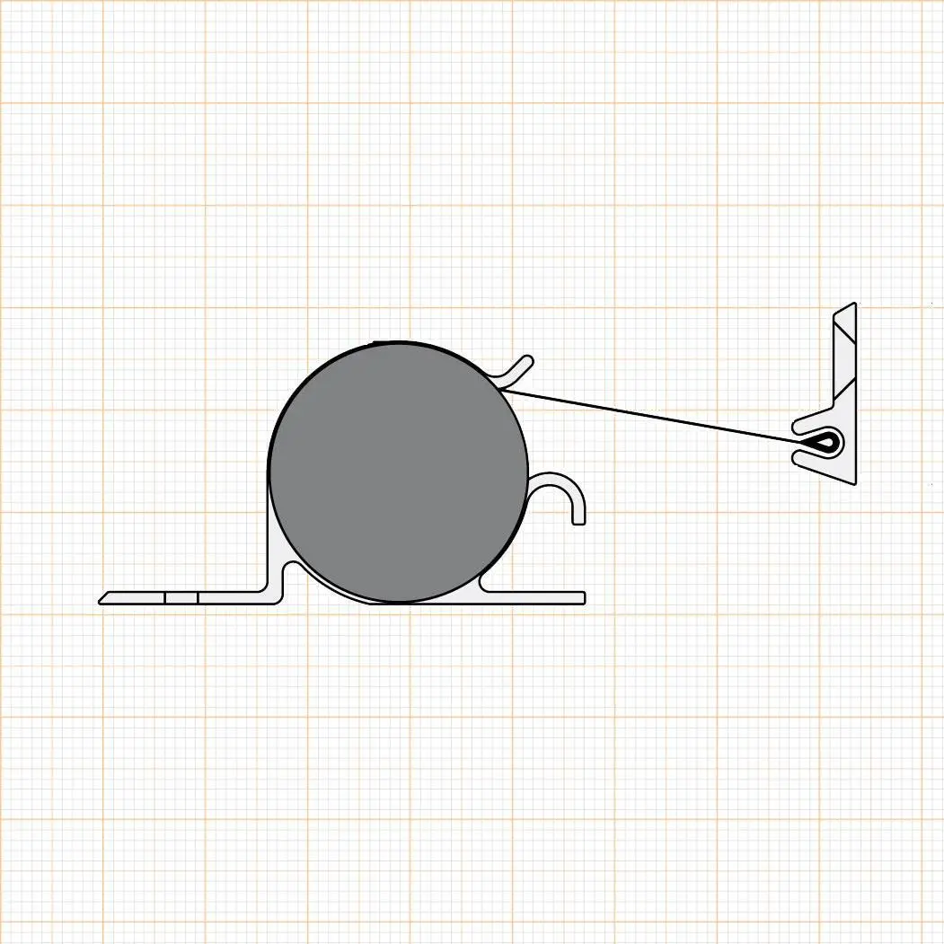 Fingerschutz für Rollosysteme | Länge: 1925 mm | Farbe: silber