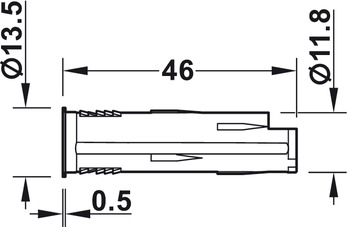 Beleuchtung - Häfele Loox Dimmer | mit Berührung | Farbe: silber
