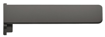 Abdeckkappe  mit Innenanschlag | für Scharnierarm | Farbe: grau