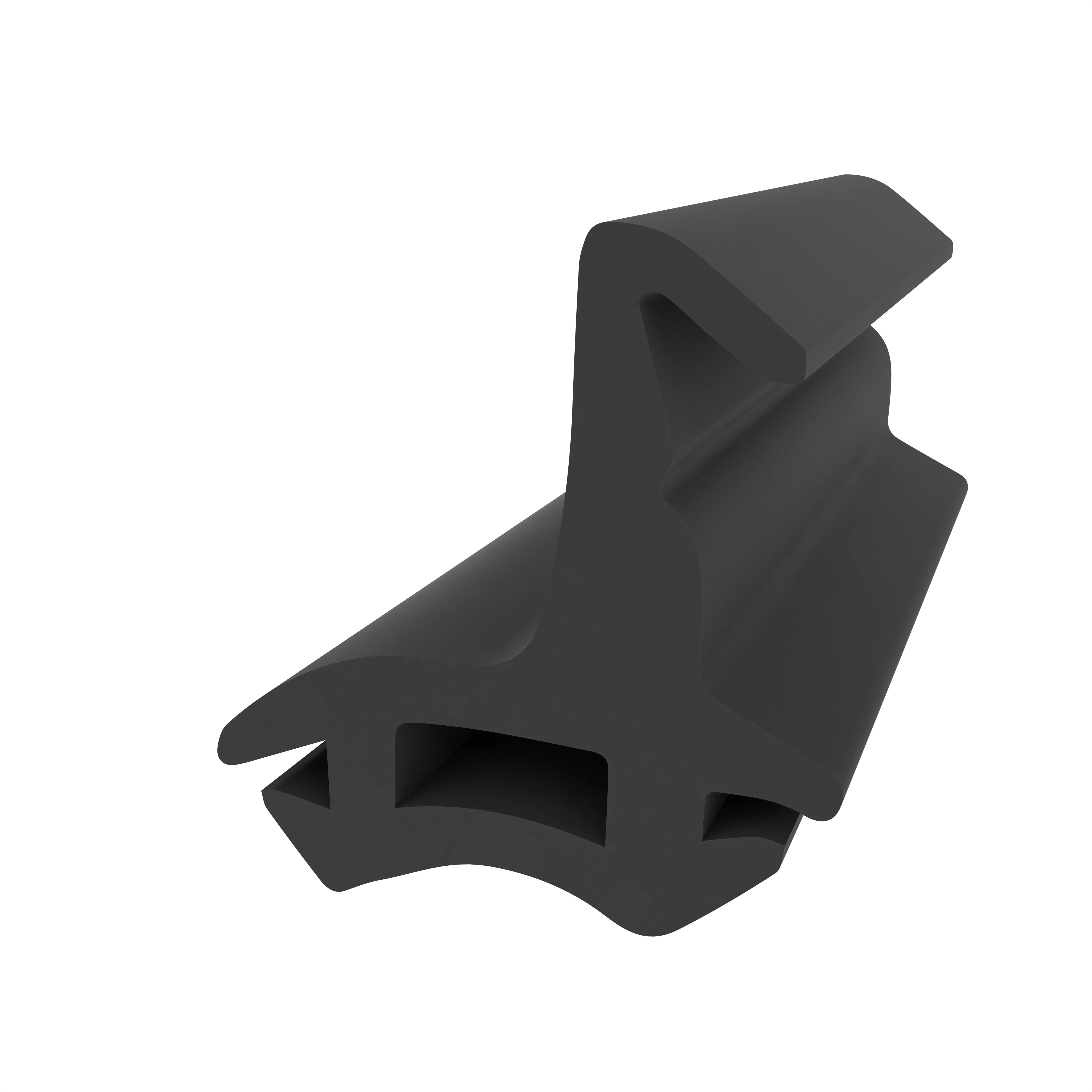 Mitteldichtung für Metall- und Alufenster | 19,5 mm Höhe | Farbe: schwarz