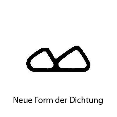 Türrahmen Dichtung - Stahlzargendichtung für Stahltüren | 8 mm Höhe | Farbe: grau