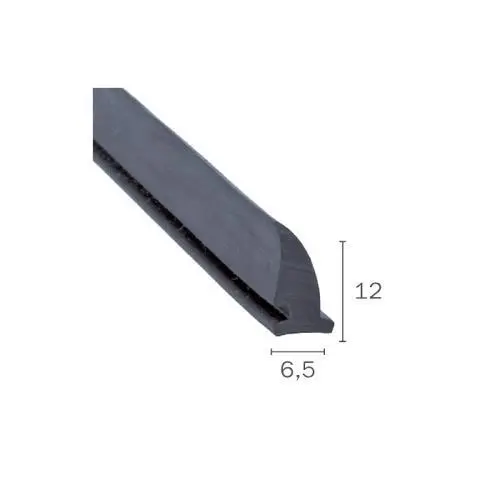 Scheibendichtung für Fahrzeugscheiben | Höhe: 12 mm | Farbe: schwarz