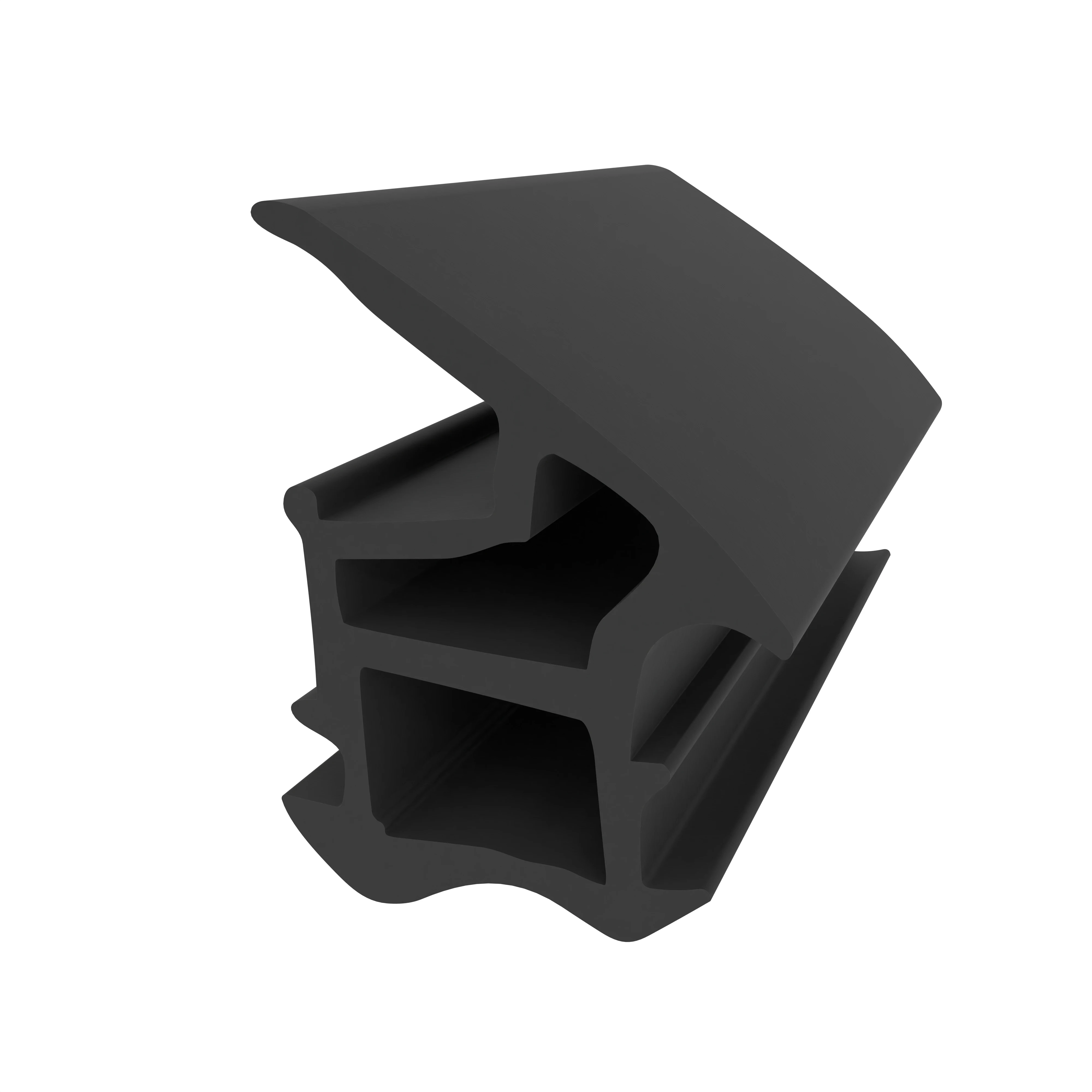 Stahlzargendichtung für Stahlzargen | 19 mm Höhe | Farbe: schwarz