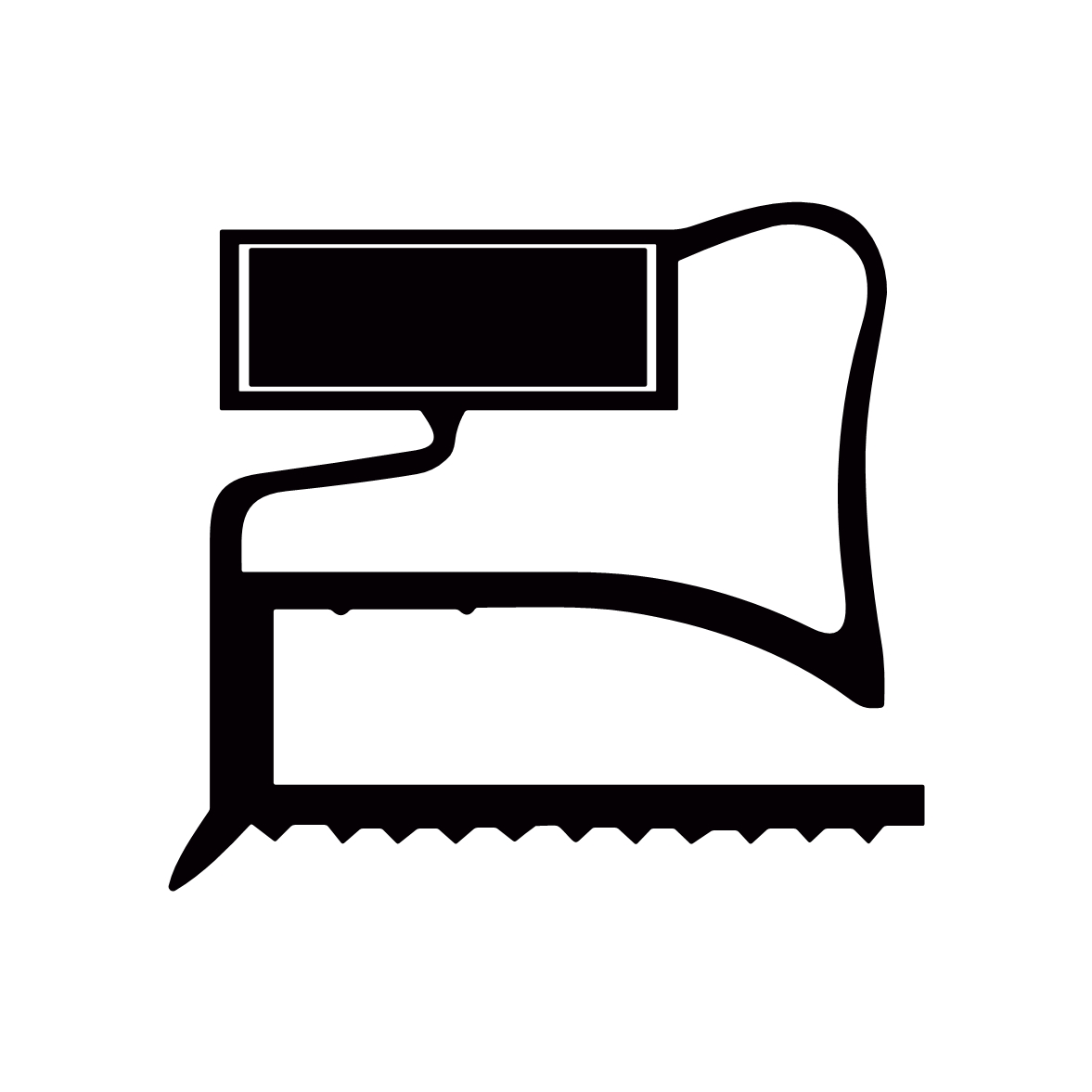 Zum Schrauben - Kühlschrankdichtungsrahmen | Höhe: 15,2 mm | Farbe: grau