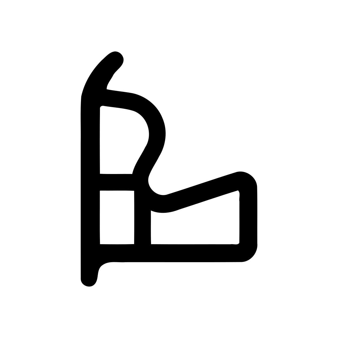 Türrahmen Dichtung - Stahlzargendichtung für Metalltüren | 20 mm Höhe | Farbe: weiß