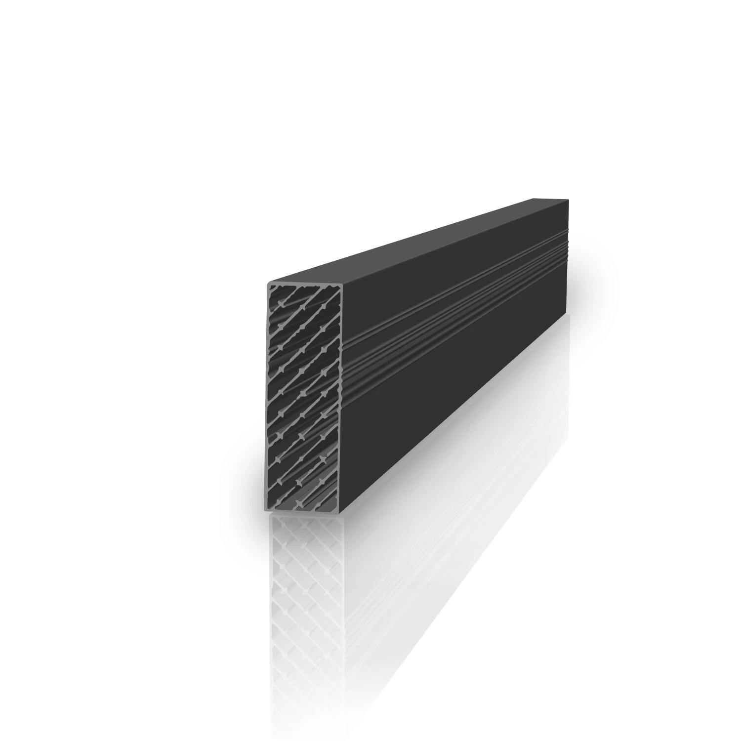 Moosgummi - Stahlzargendichtung für Metallzargen | 15 mm Höhe | Farbe: grau