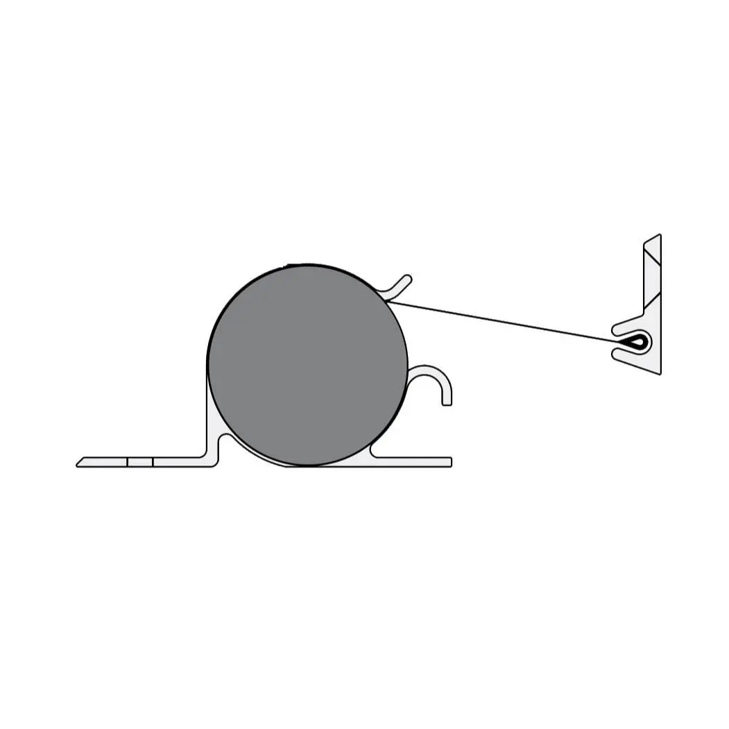 Fingerschutzprofile - Fingerschutzprofil für Rollosysteme | 1925 mm Länge | Farbe: Weiß