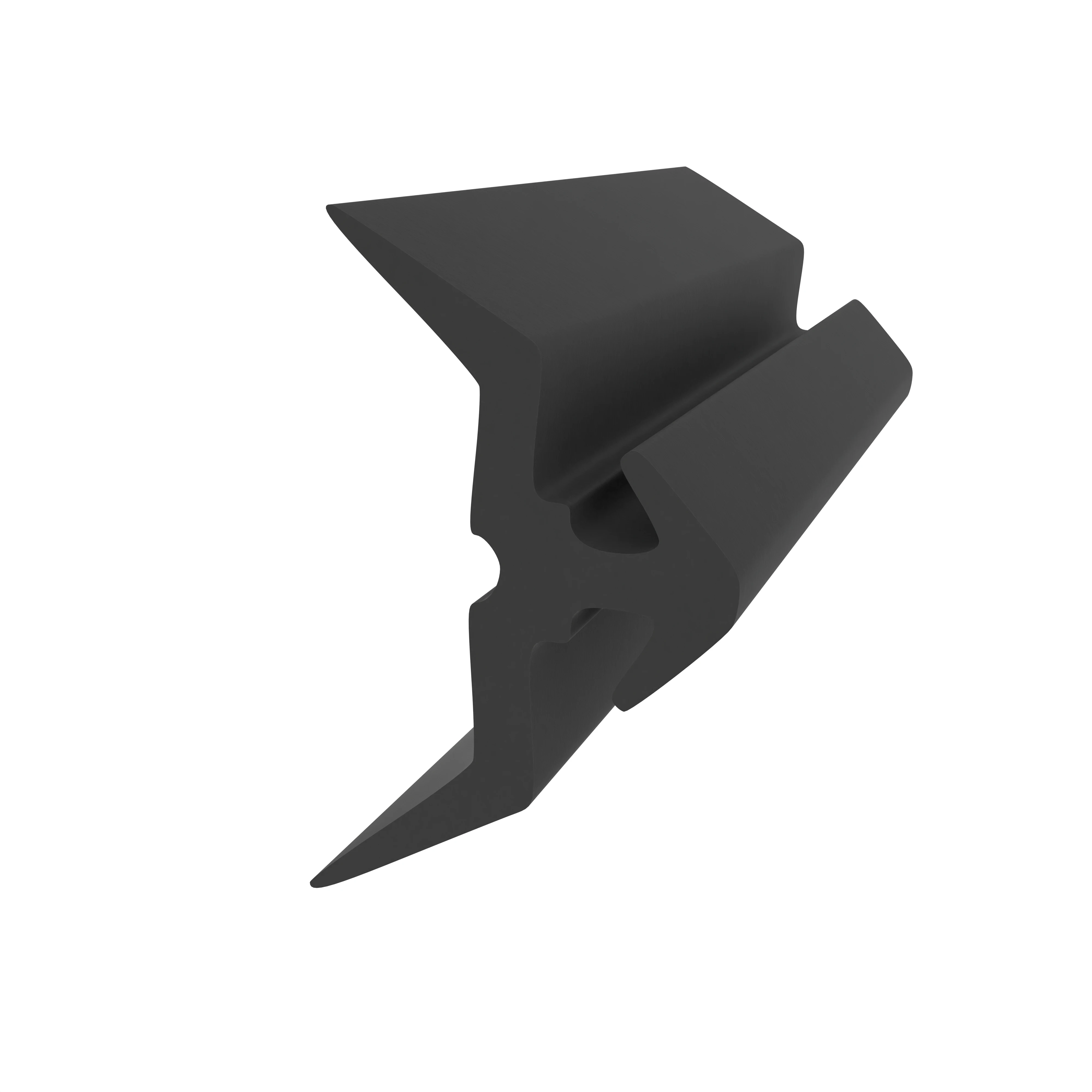 Verglasungsdichtung für Fenster | 14 mm Höhe | Farbe: schwarz