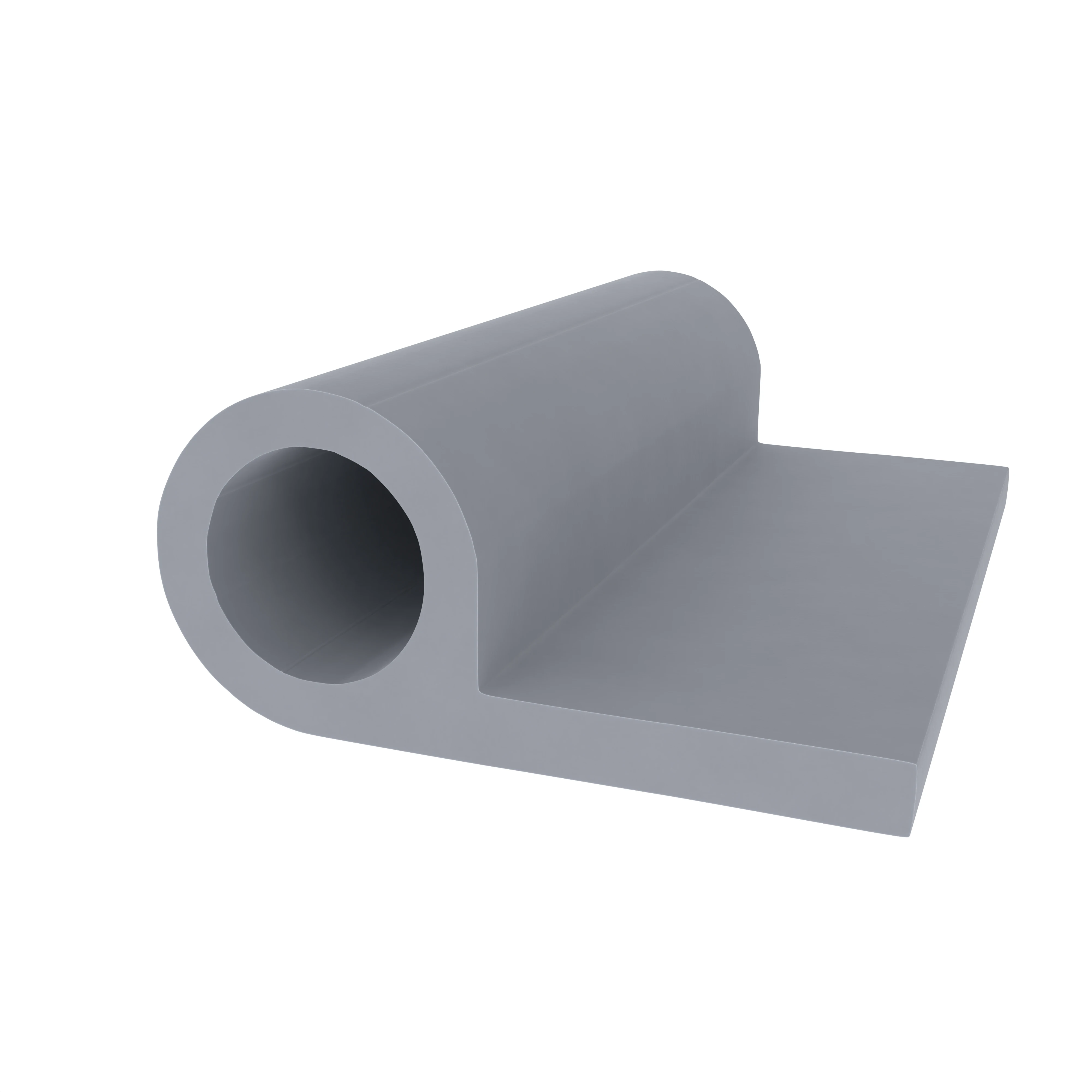 Türrahmen Dichtung - Stahlzargendichtung für Stahlrahmen | 22 mm Breite | Farbe: grau