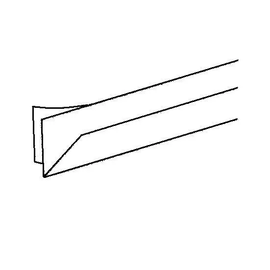 Türdichtung selbstklebend - Klebedichtung für Türen und Fenster | 1 - 8 mm Spaltbreite | Farbe: weiß