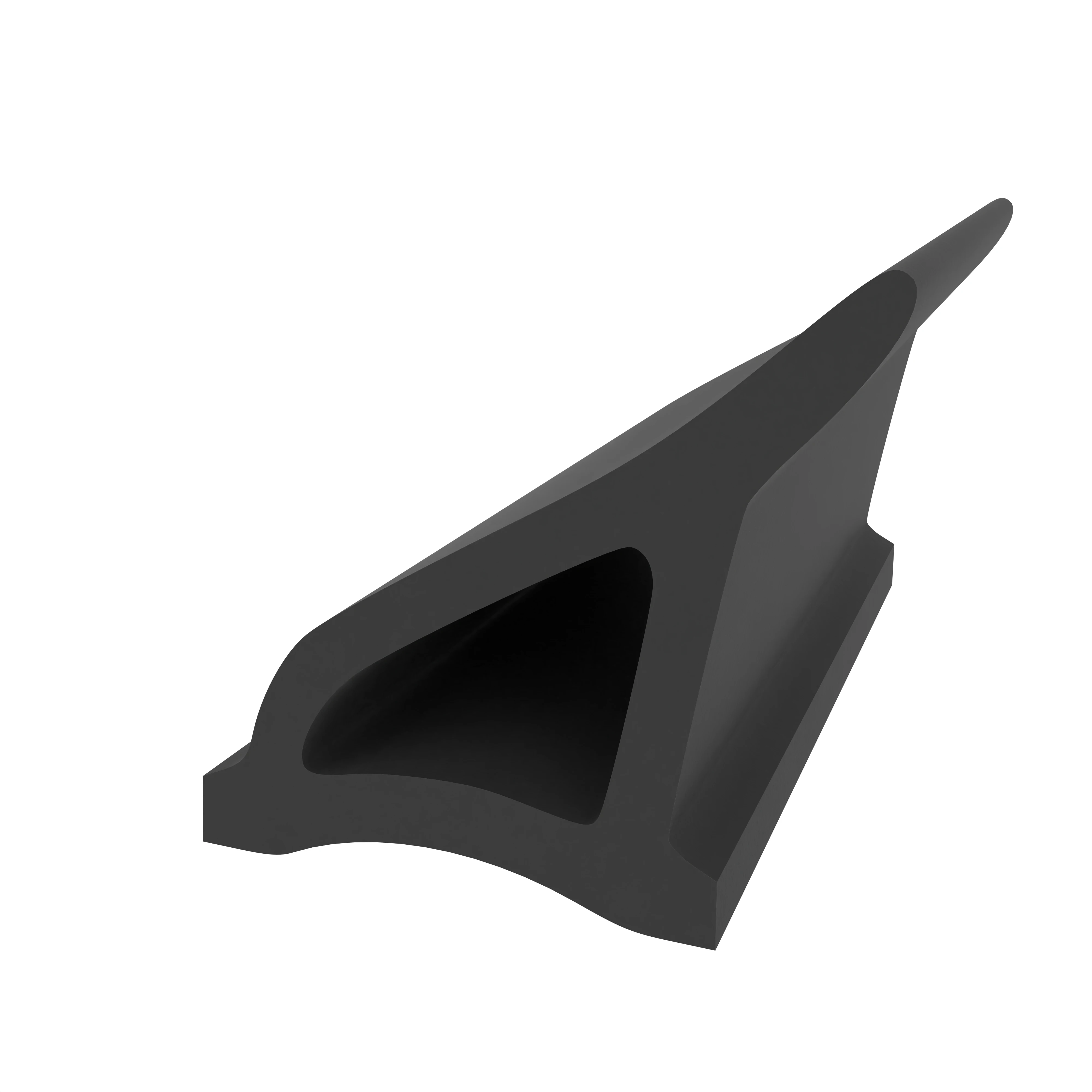 Mitteldichtungen - Mitteldichtung für Kunststofffenster | 12 mm Höhe | Farbe: schwarz