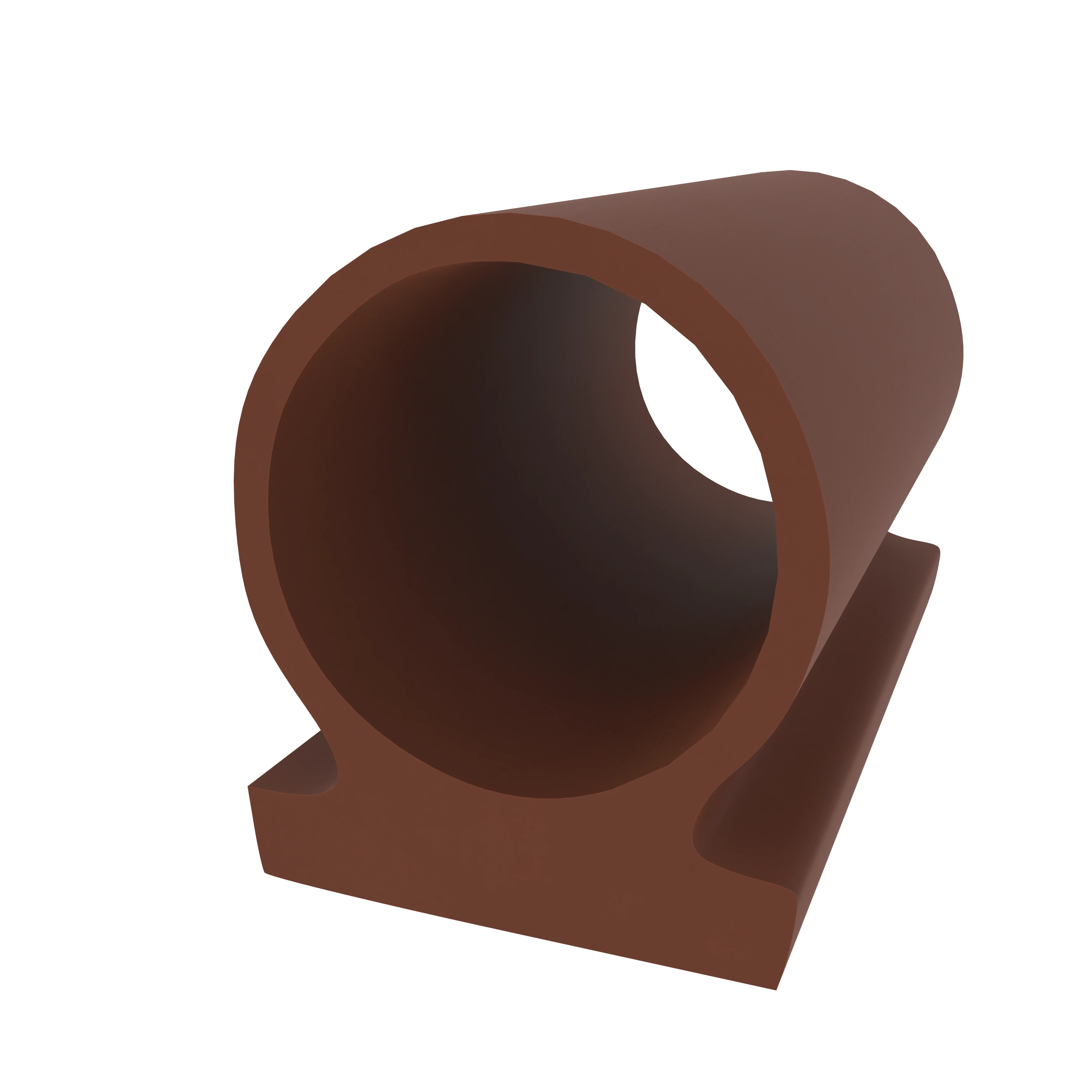 Schlauchdichtung 8 mm Schlauchdurchmesser in braun