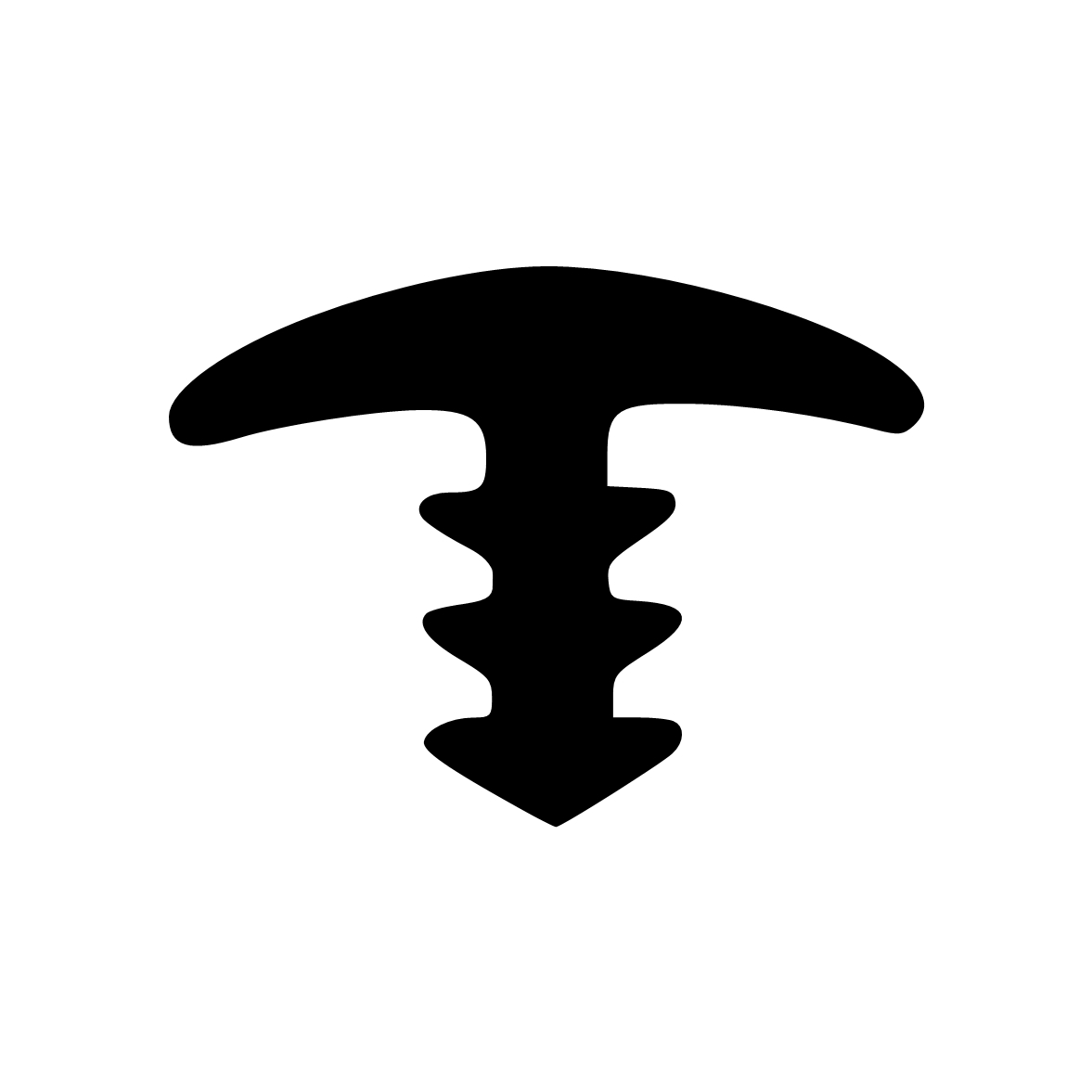 Treppenstufenprofile - Treppenstufendichtung | Höhe: 10 mm | Farbe: schwarz
