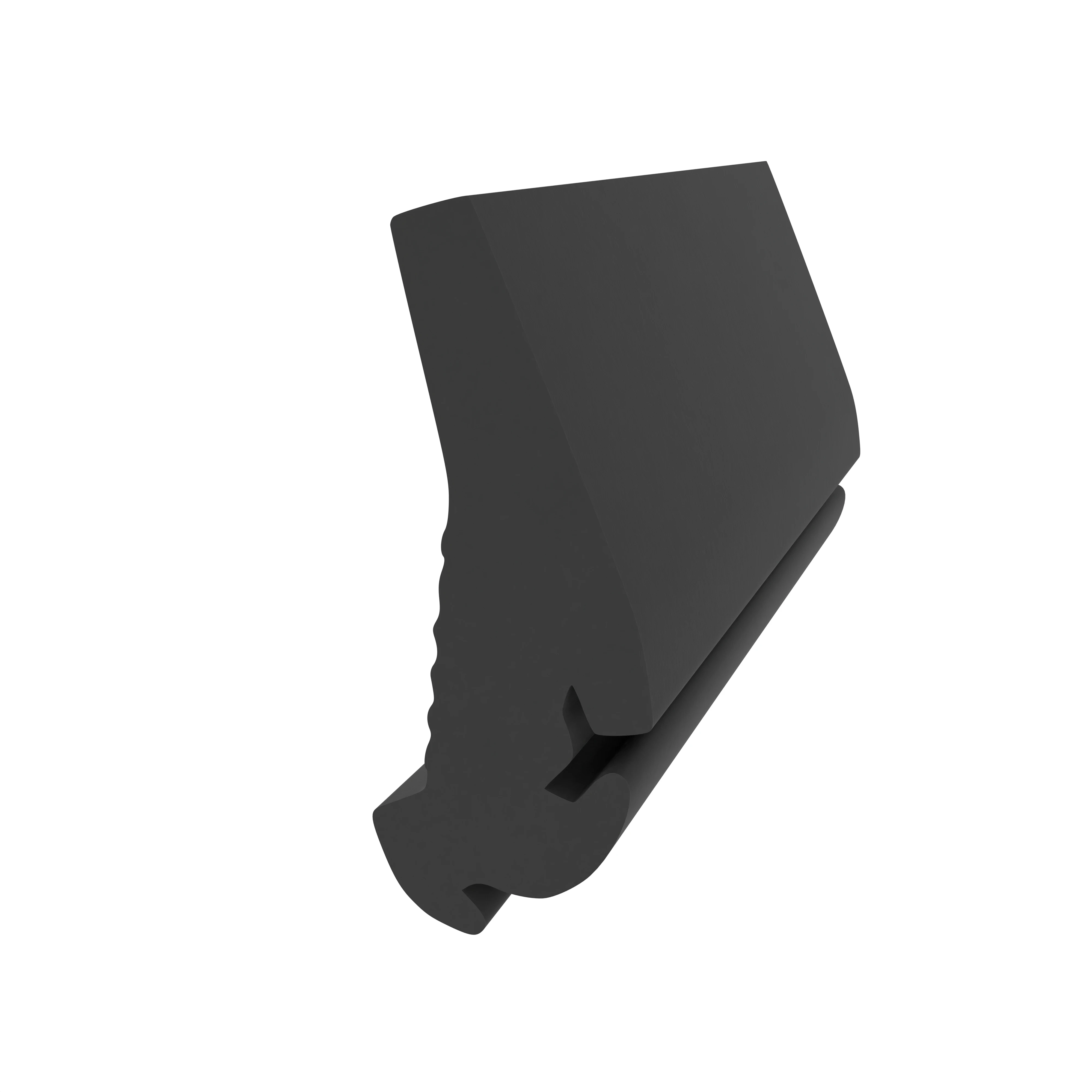 Mitteldichtung für Metall- und Alufenster | 25 mm Höhe | Farbe: schwarz