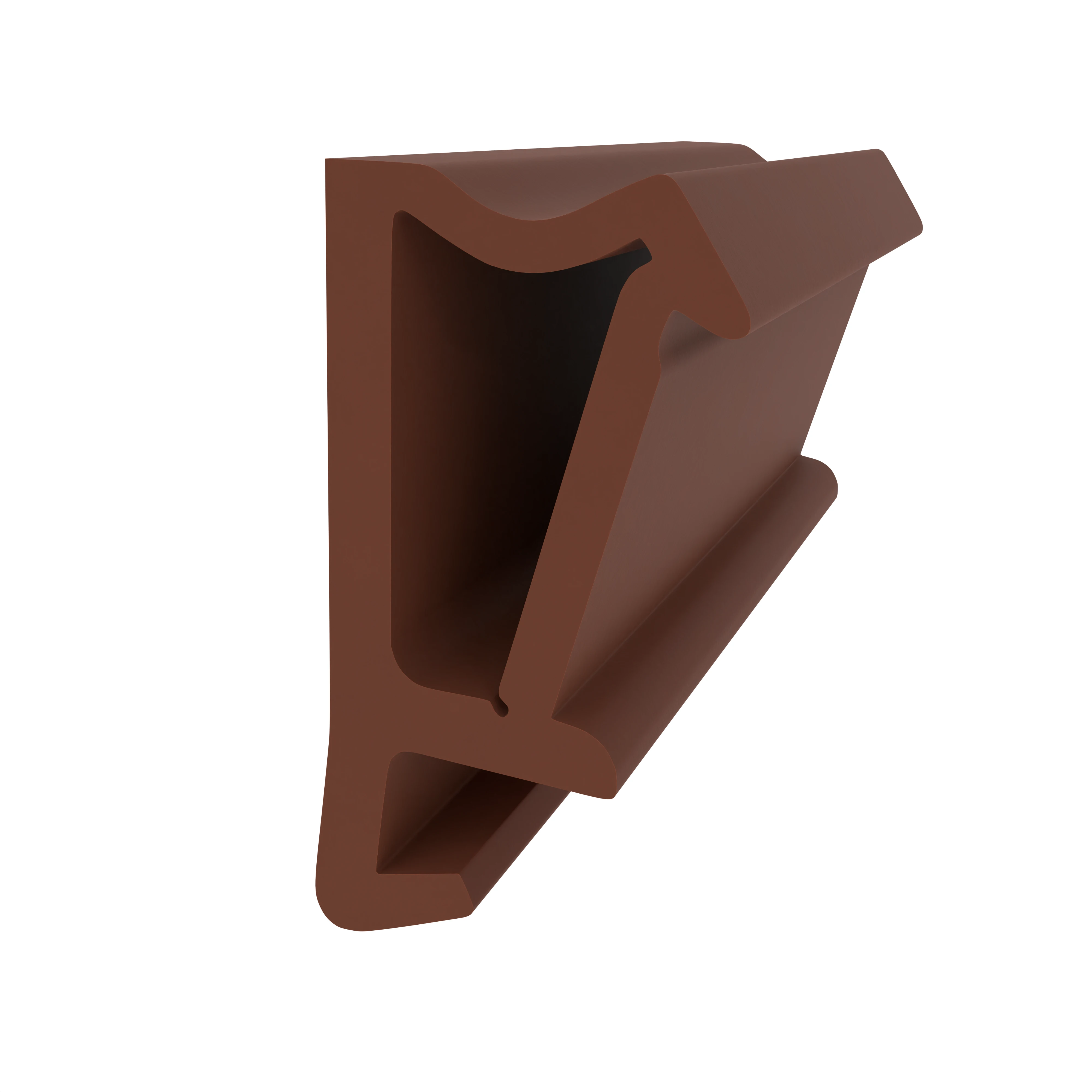 Flügelfalzdichtungen - Flügelfalzdichtung für Holzfenster | Falzbreite: 12 mm | Farbe: braun