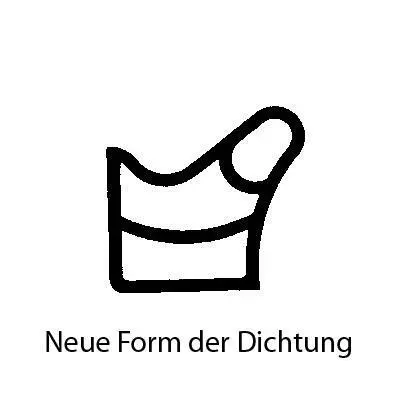 Türrahmen Dichtung - Stahlzargendichtung für Stahlrahmen | 20 mm Höhe | Farbe: grau