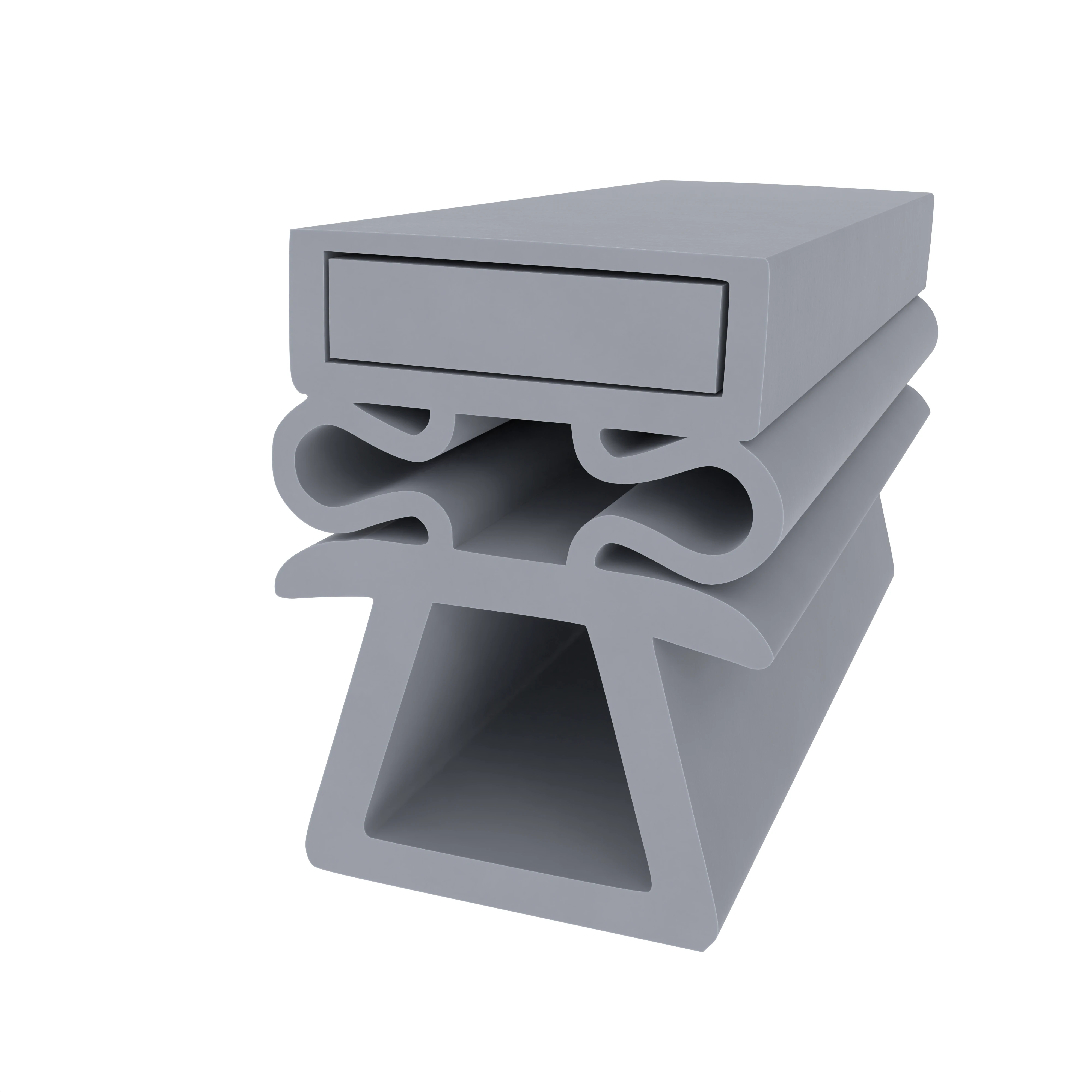 Kühlschrankdichtungen - Kühlschrankdichtungsrahmen | Höhe: 21,3 mm | Farbe: grau