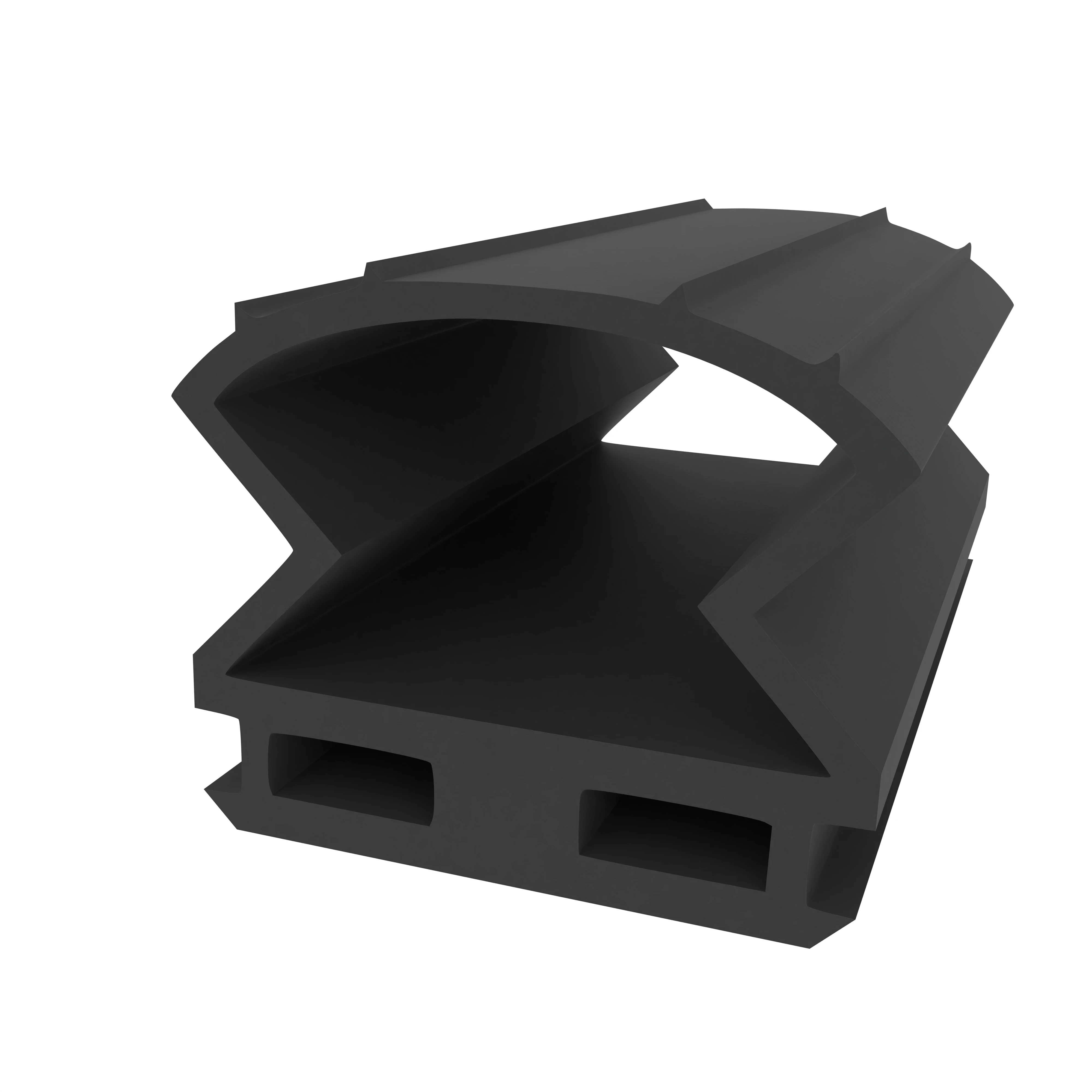 Kühlschrankdichtungen - Kühlschrankdichtungsrahmen | Höhe: 19,2 mm | Farbe: schwarz