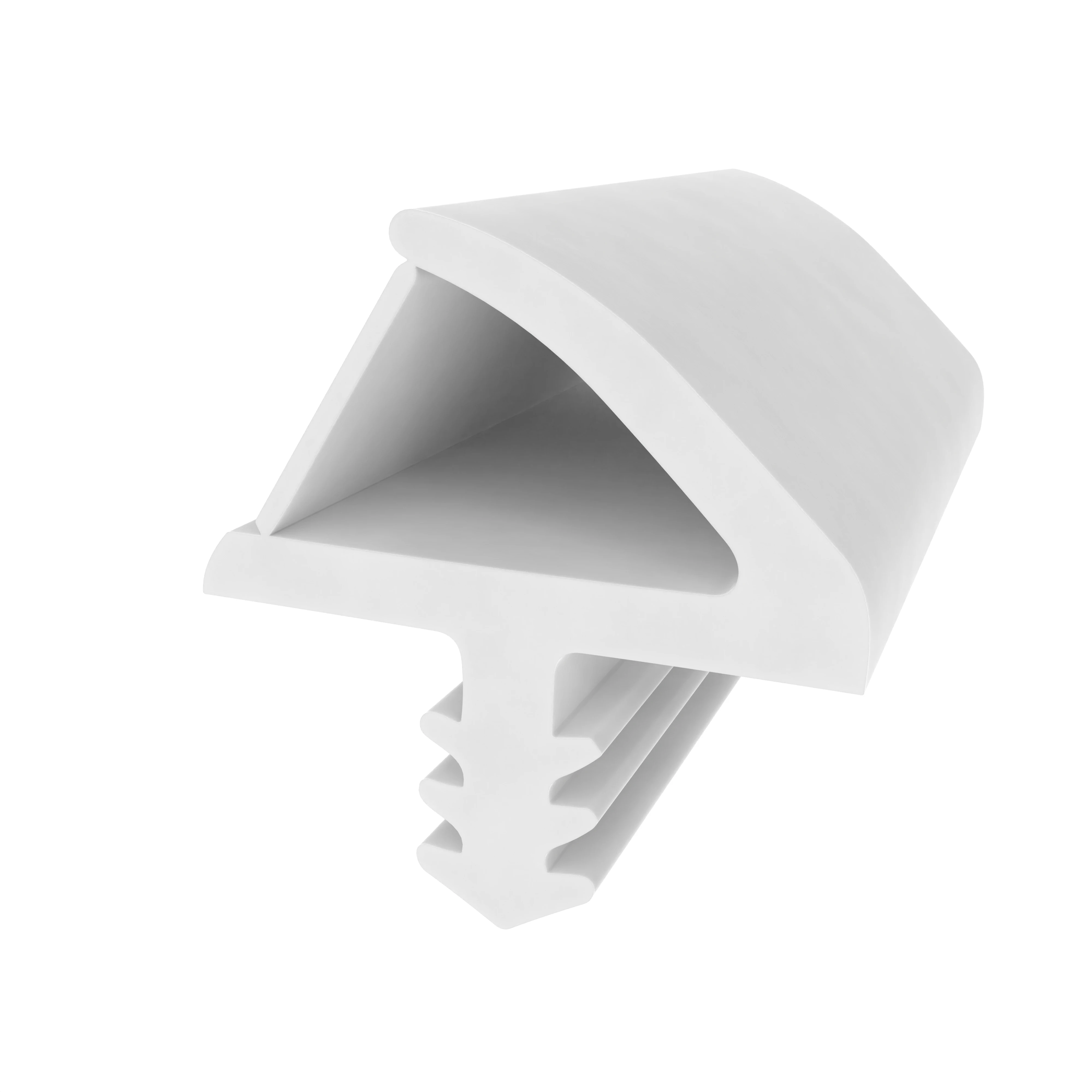 Türrahmen Dichtung - Holzzargendichtung für Haustüren | 12 mm Falzbreite | Farbe: weiß