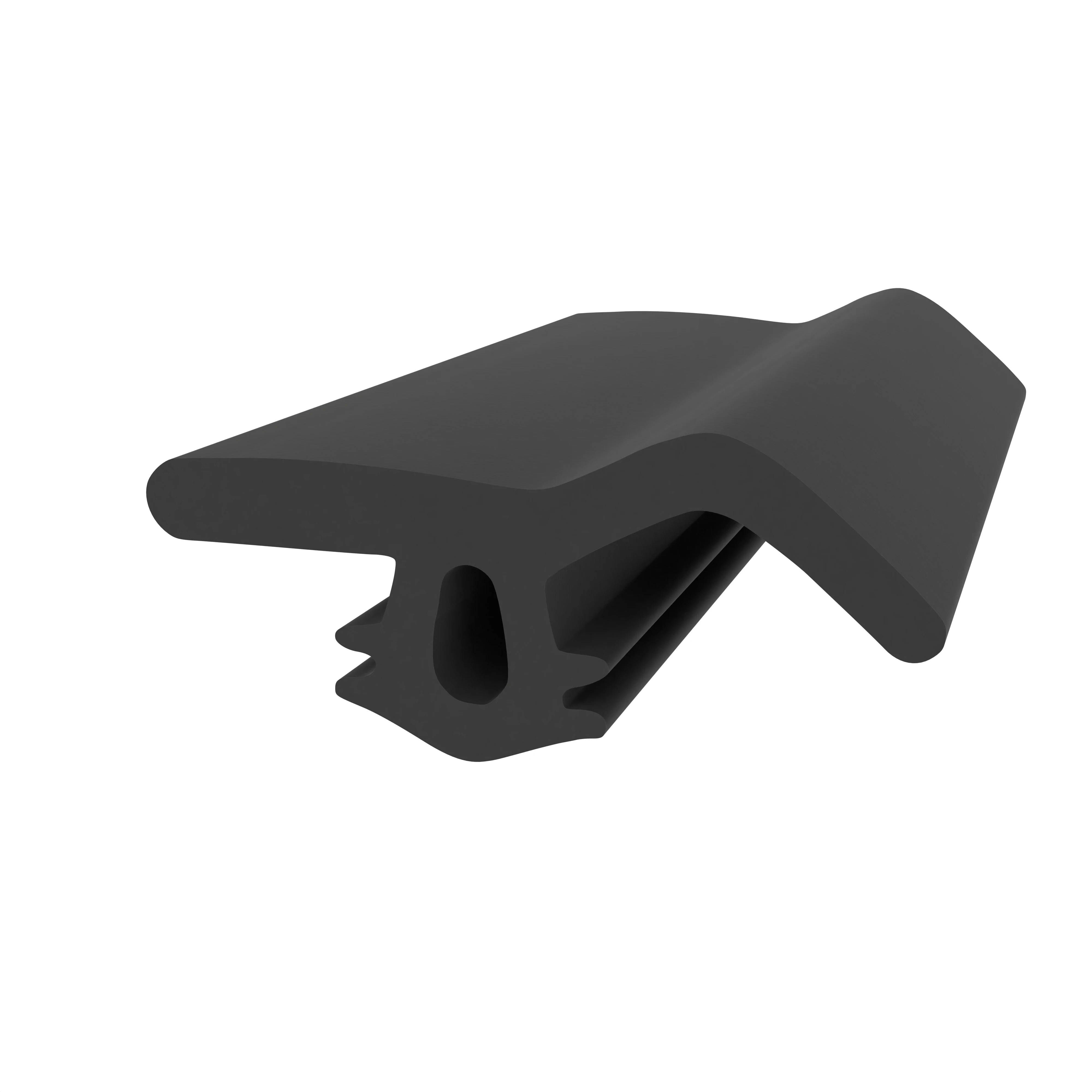 Anschlagdichtung für Fenstern mit seitlichem Anschlag | 6,5 mm Breite | Farbe: schwarz Anschlagdichtung für Fenstern mit seitlichem Anschlag | 6,5 mm Breite | Farbe: schwarz