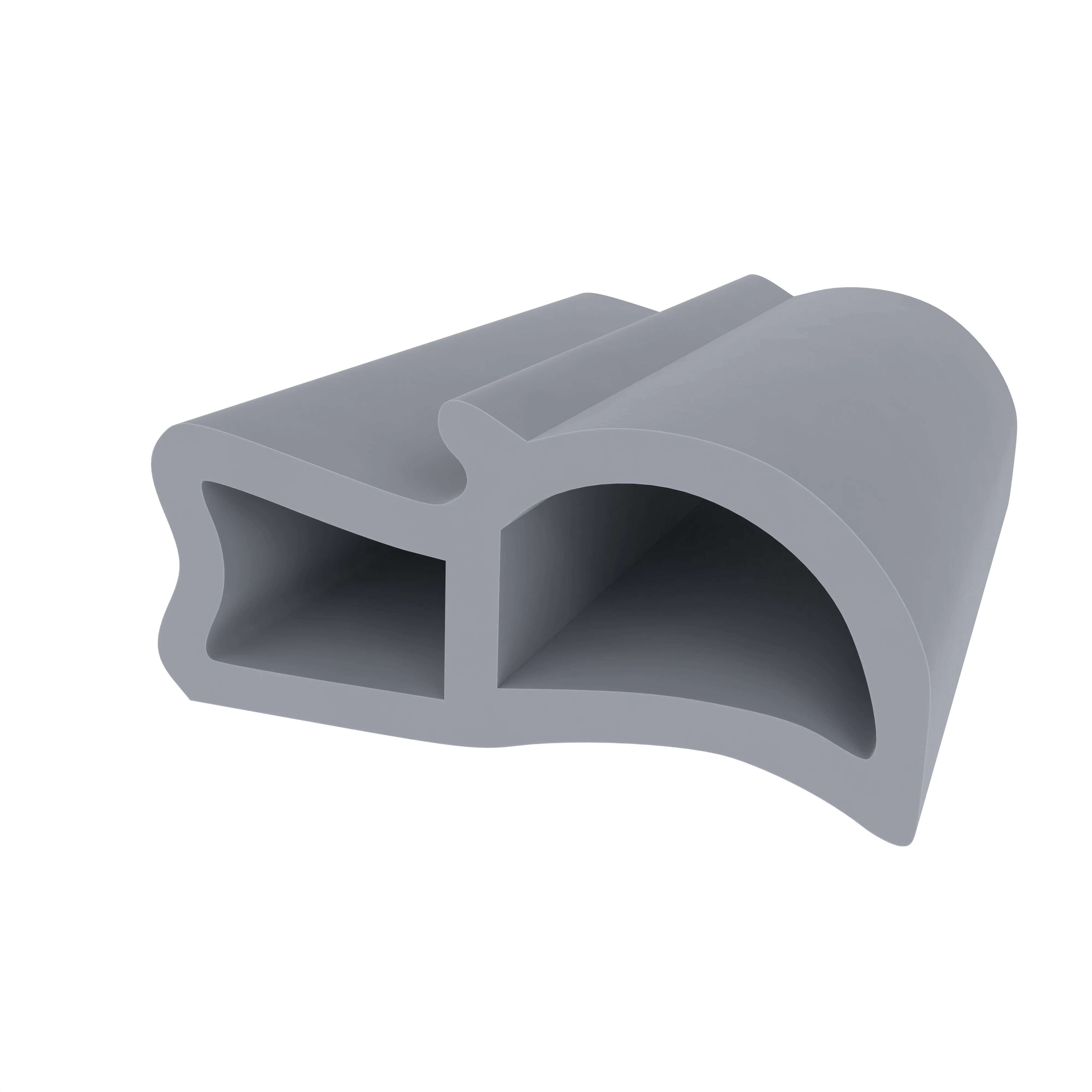 Stahlzargendichtung für Stahltüren | 25 mm Breite | Farbe: grau