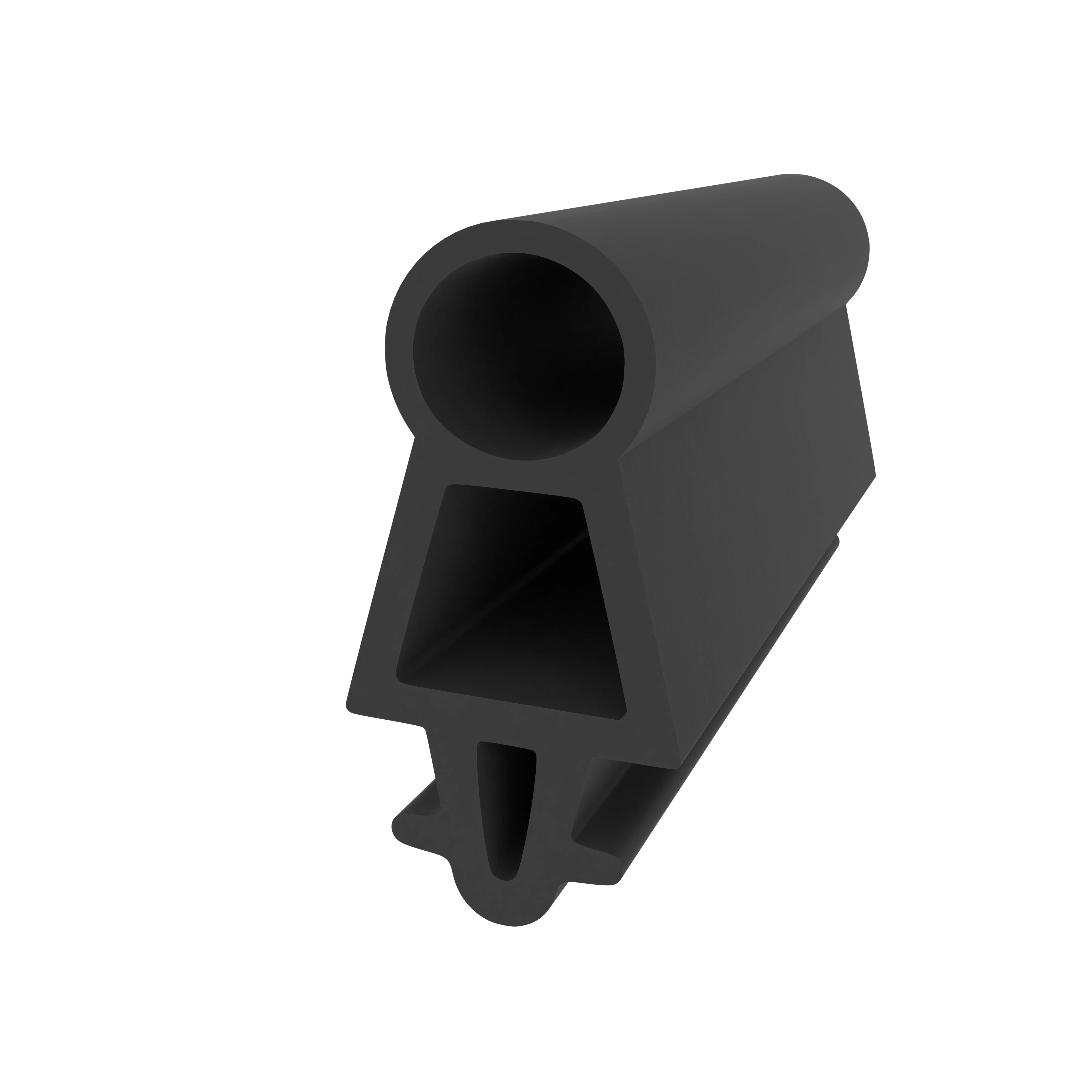 Mitteldichtung für Metall- und Alufenster | 16 mm Höhe | Farbe: schwarz Mitteldichtung für Metall- und Alufenster | 16 mm Höhe | Farbe: schwarz