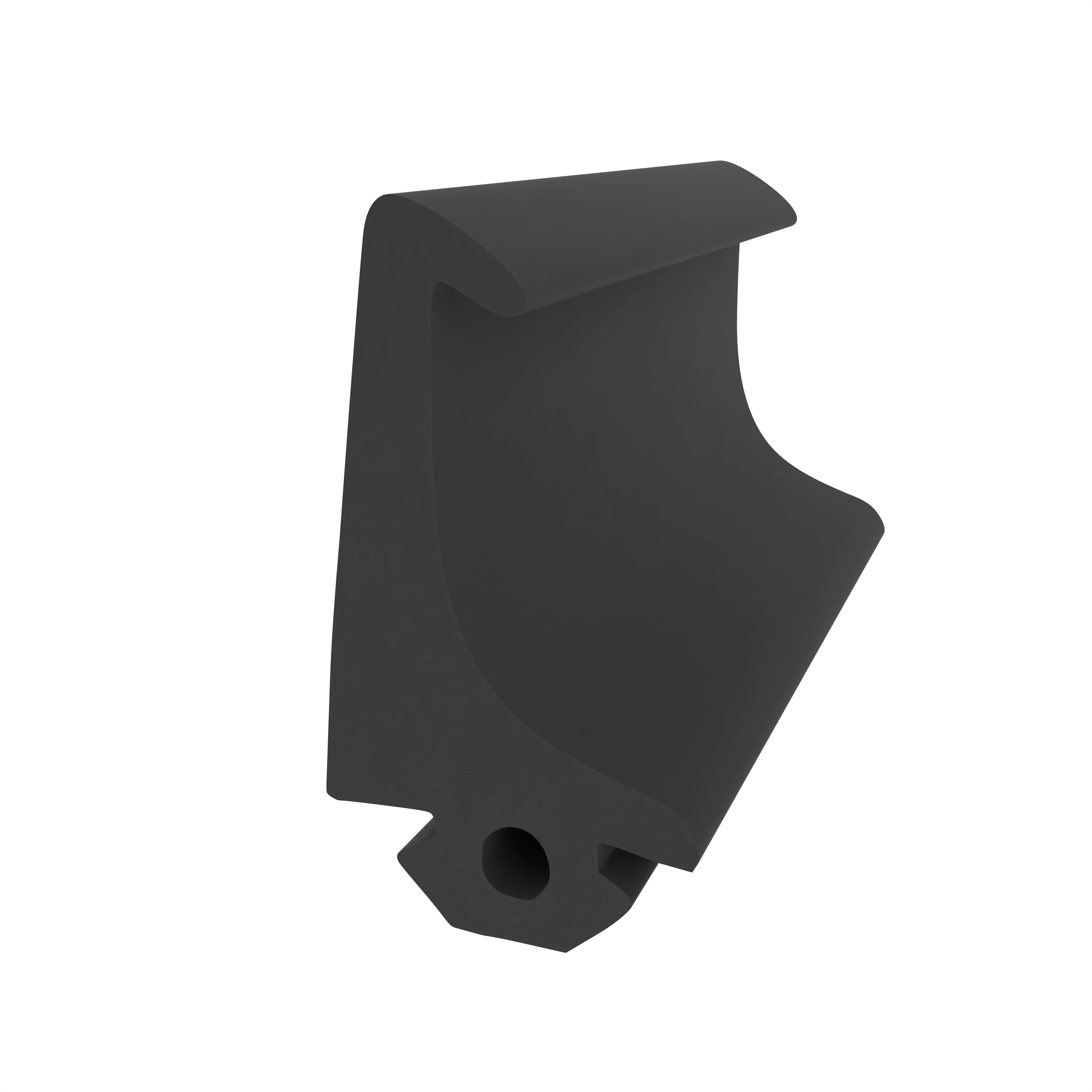 Mitteldichtung für Metall- und Alufenster | 24 mm Höhe | Farbe: schwarz