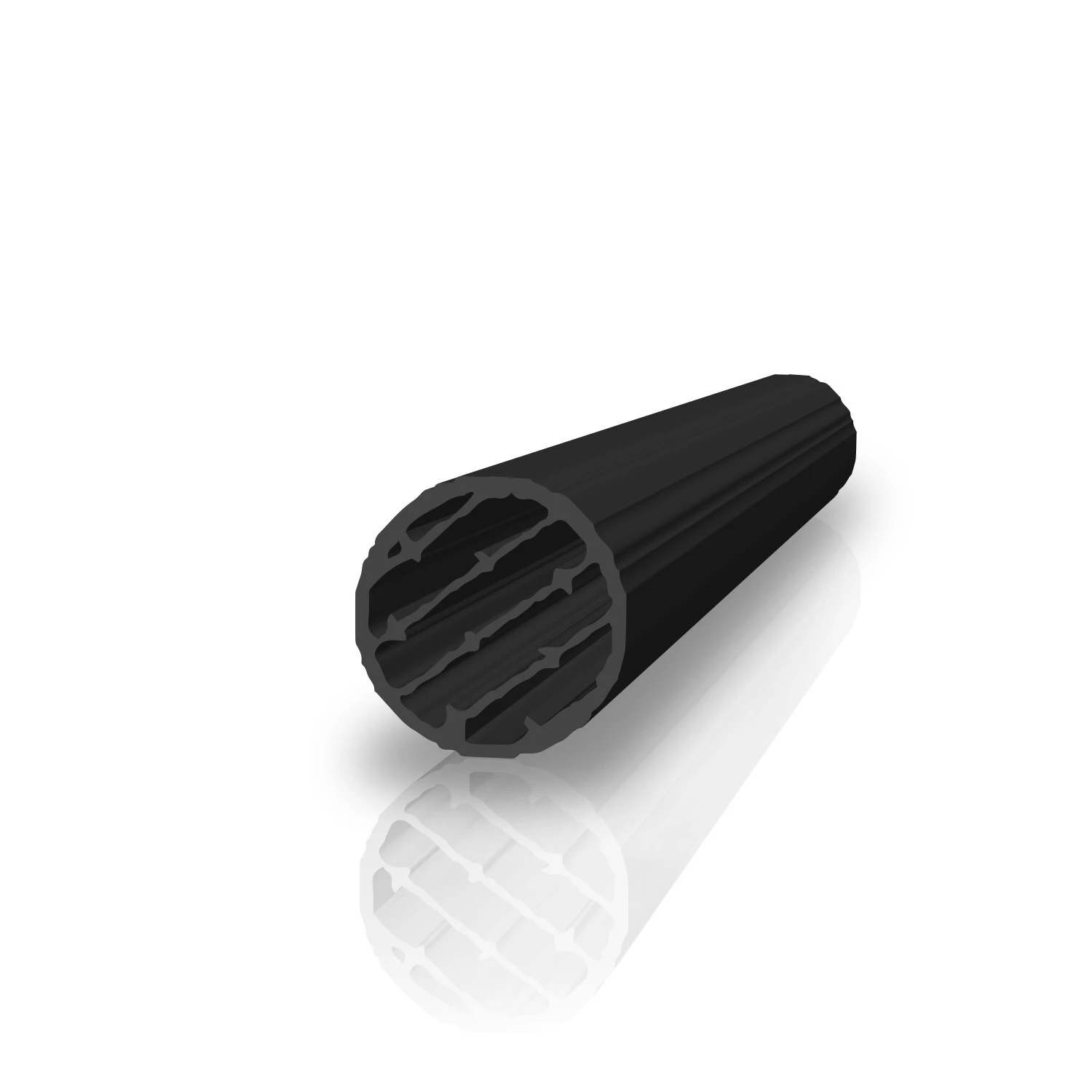 Rundschnurprofil | 5 mm Durchmesser | Farbe: schwarz