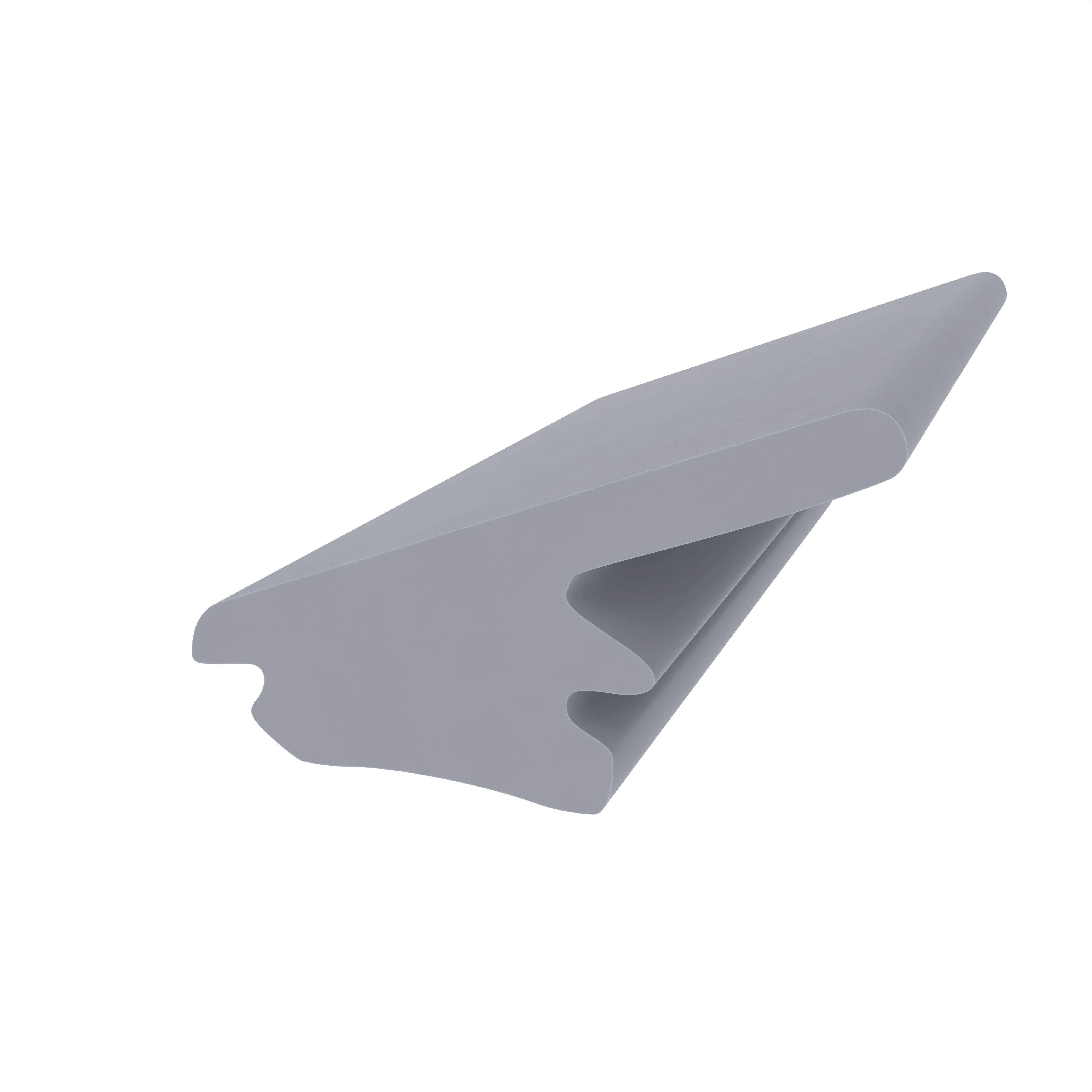 Lippendichtungen - Mitteldichtung für Metall- und Alufenster | 9 mm Höhe | Farbe: grau
