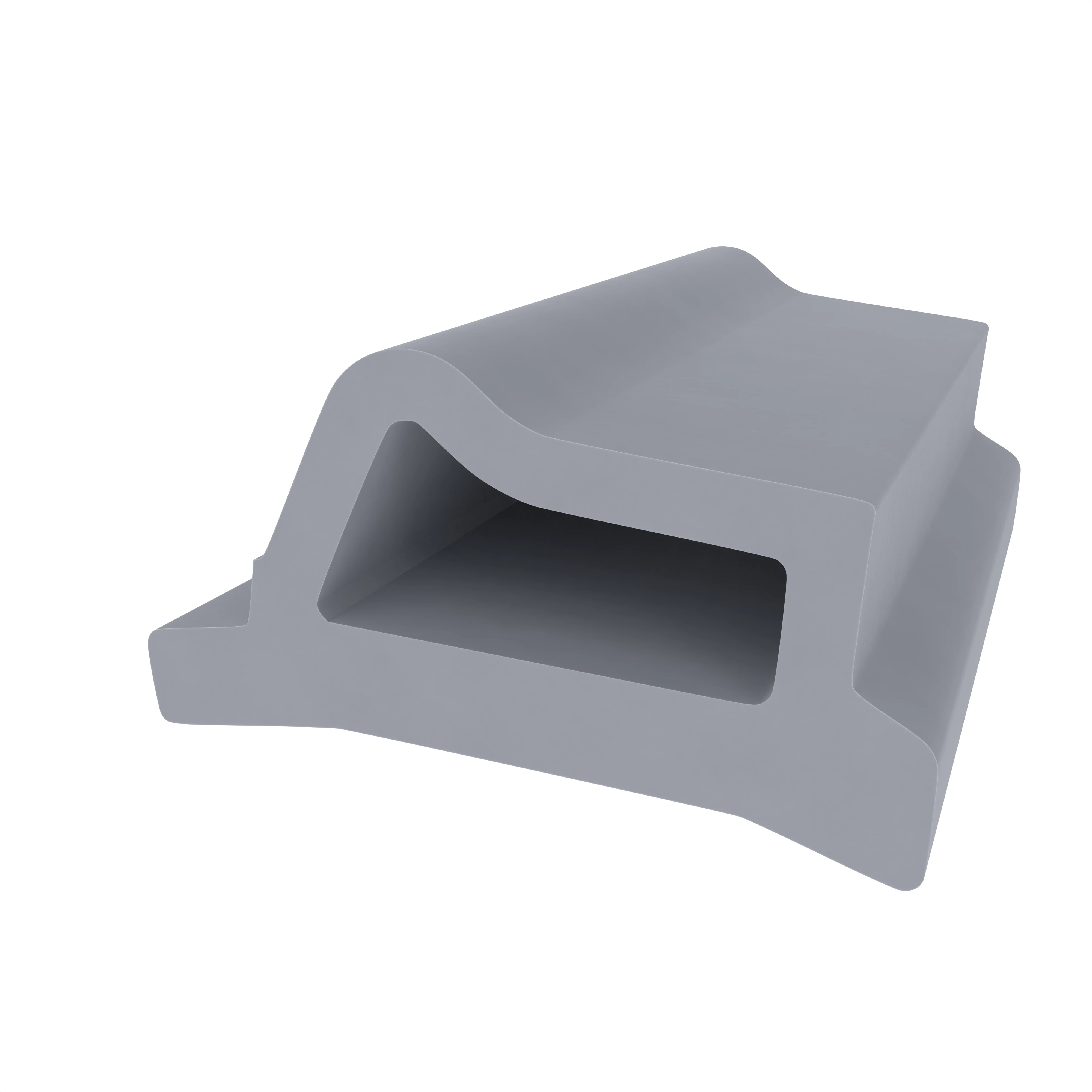 Stahlzargendichtung für Metallzargen | 11 mm Höhe | Farbe: grau