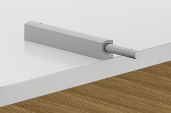 Beschläge - Druckschnäpper für Möbel und Schranktüren | Ausschubkraft: 17-23 N | Farbe: Grün-Grau