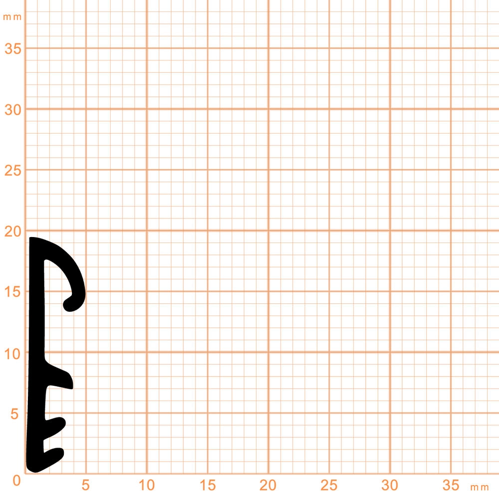 Flügelfalzdichtungen - Flügelfalzdichtung für Holzflügel und -zargen | 12 mm Falzhöhe | Farbe: beige