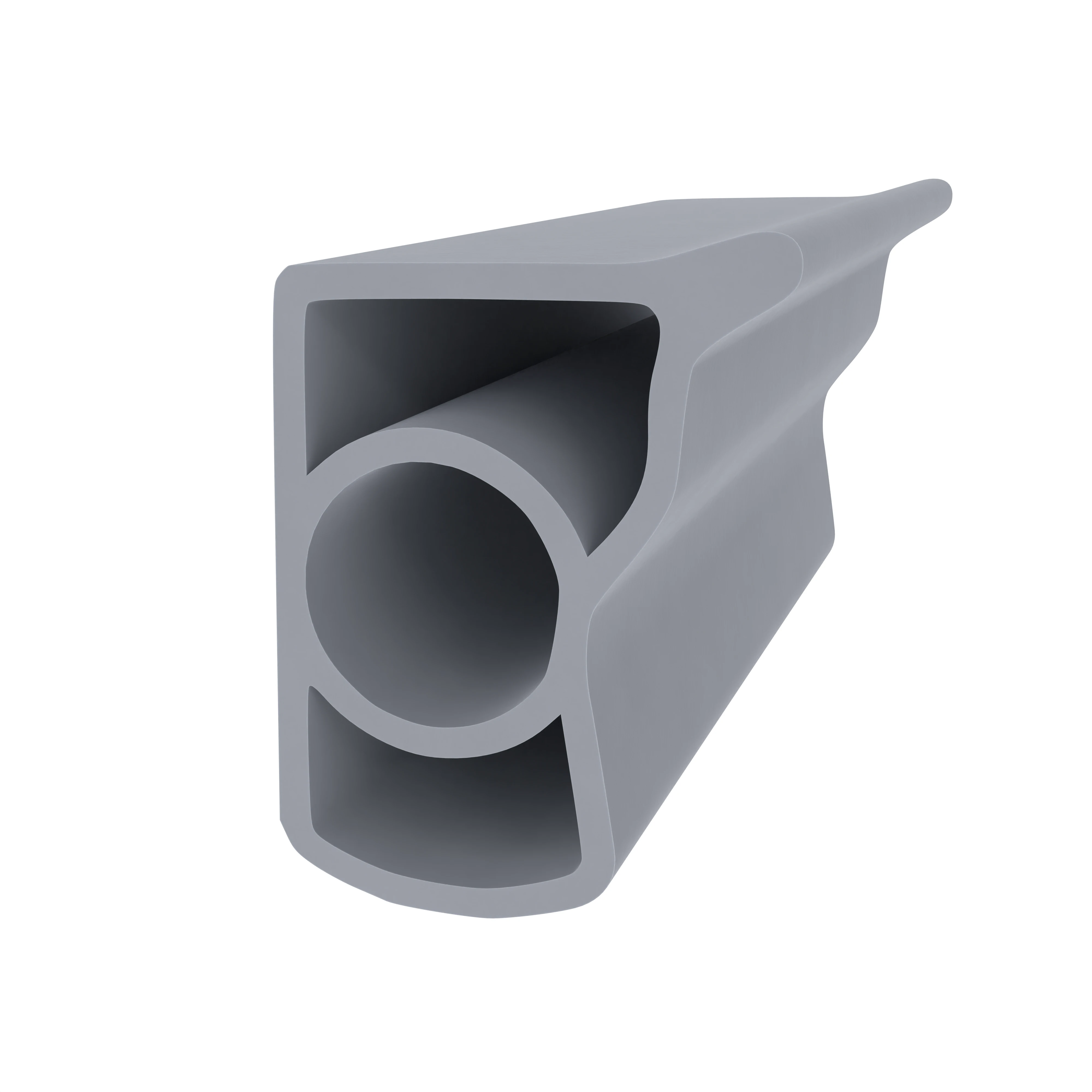 Stahlzargendichtung für Stahltüren | 21 mm Breite | Farbe: grau