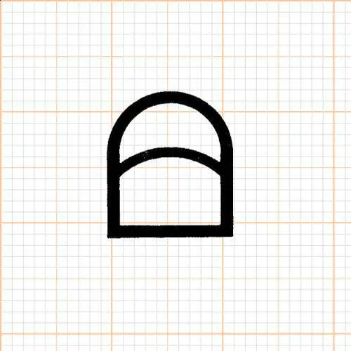 Türrahmen Dichtung - Stahlzargendichtung für Stahlrahmen | 11 mm Breite | Farbe: grau