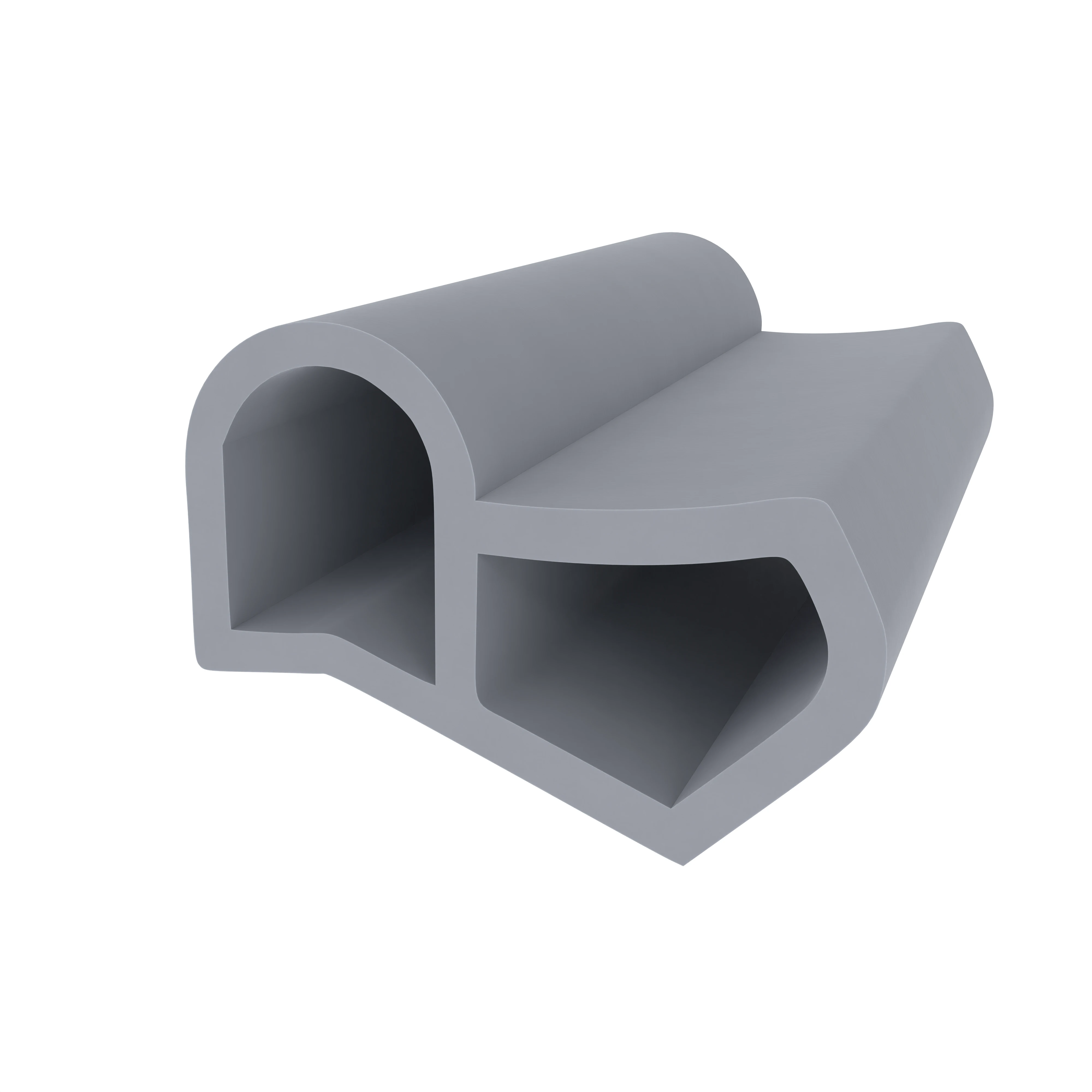 Stahlzargendichtung für Stahlzargen | 13 mm Höhe | Farbe: grau