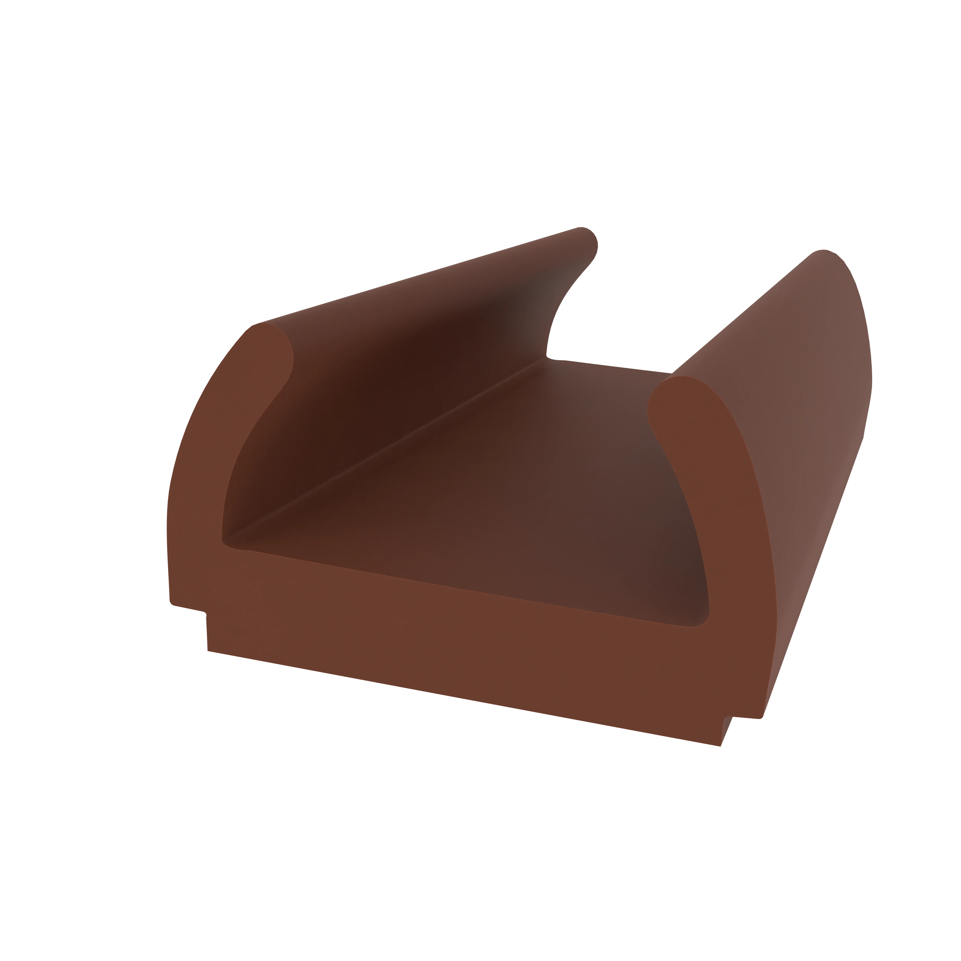 Klebedichtung | Spaltbreite: 3 – 4 mm | Farbe: braun