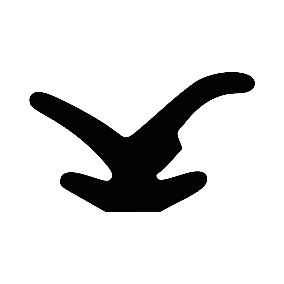 Lippendichtungen - Anschlagdichtung mit Lippe und profiliertem Fuß | 6 mm Höhe | Farbe: schwarz