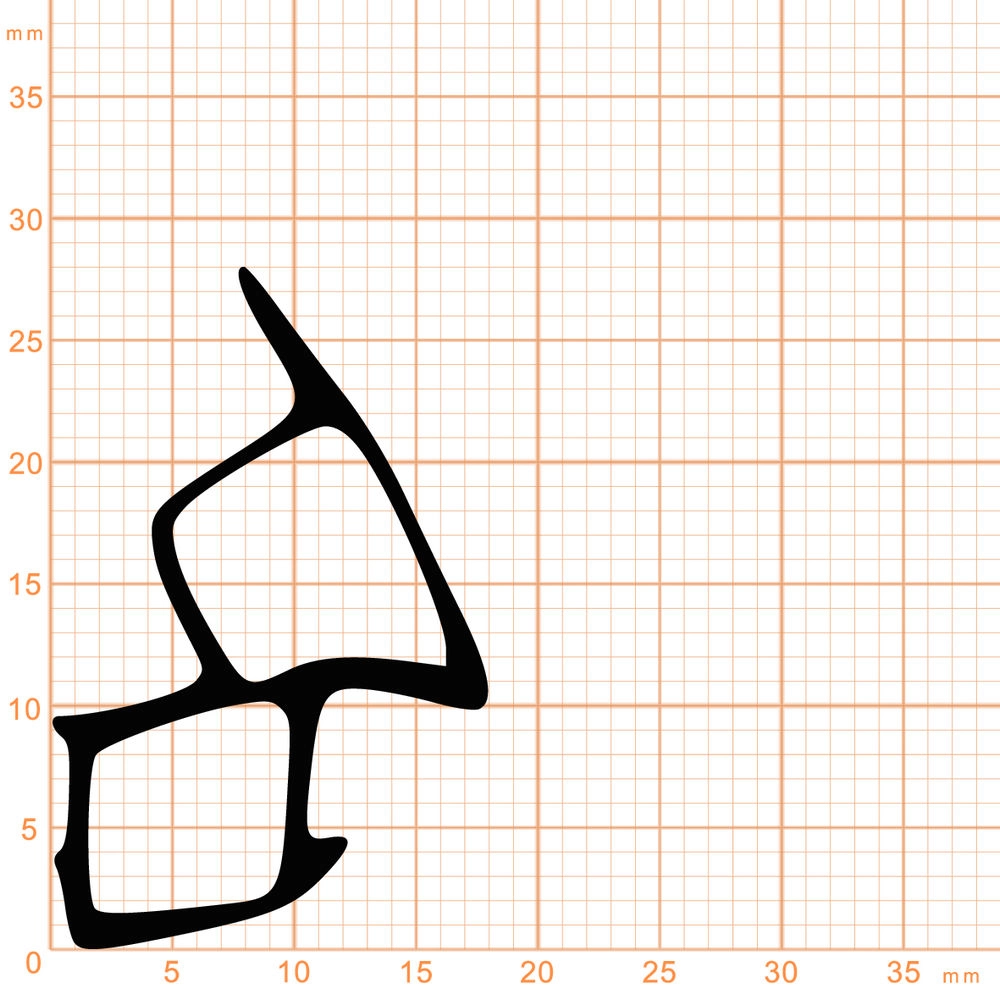 Türrahmen Dichtung - Feuerschutzdichtung für System Schröders Stahltüren | 28 mm Höhe | Farbe: schwarz