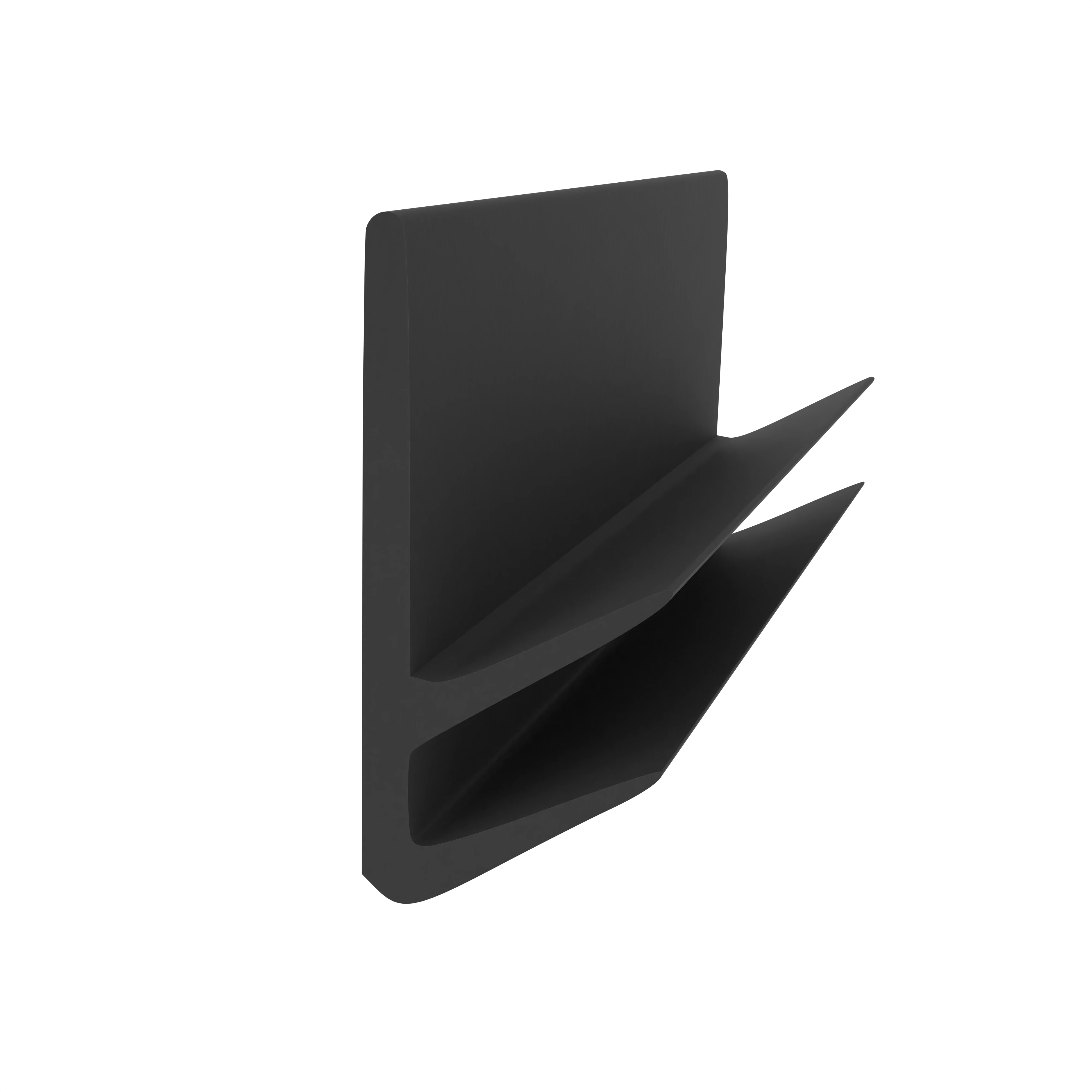 Türrahmen Dichtung - Holzzargendichtung für Holzfenster und -türen | 4,5 mm Breite | Farbe: schwarz