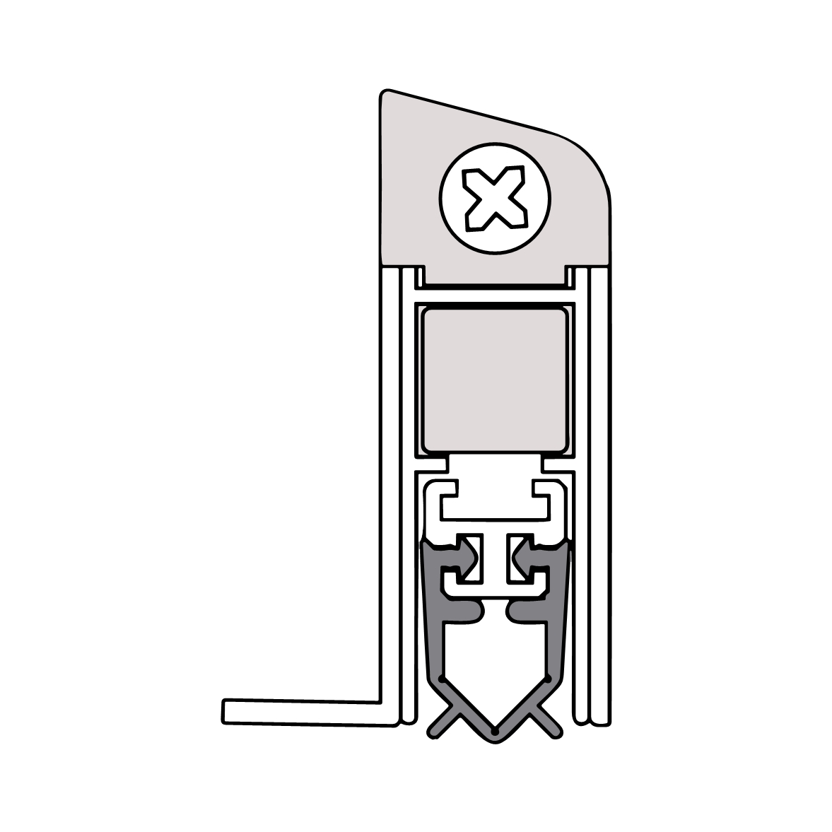 Wind-Ex US Absenkdichtung von Athmer | Länge: 1110 mm 