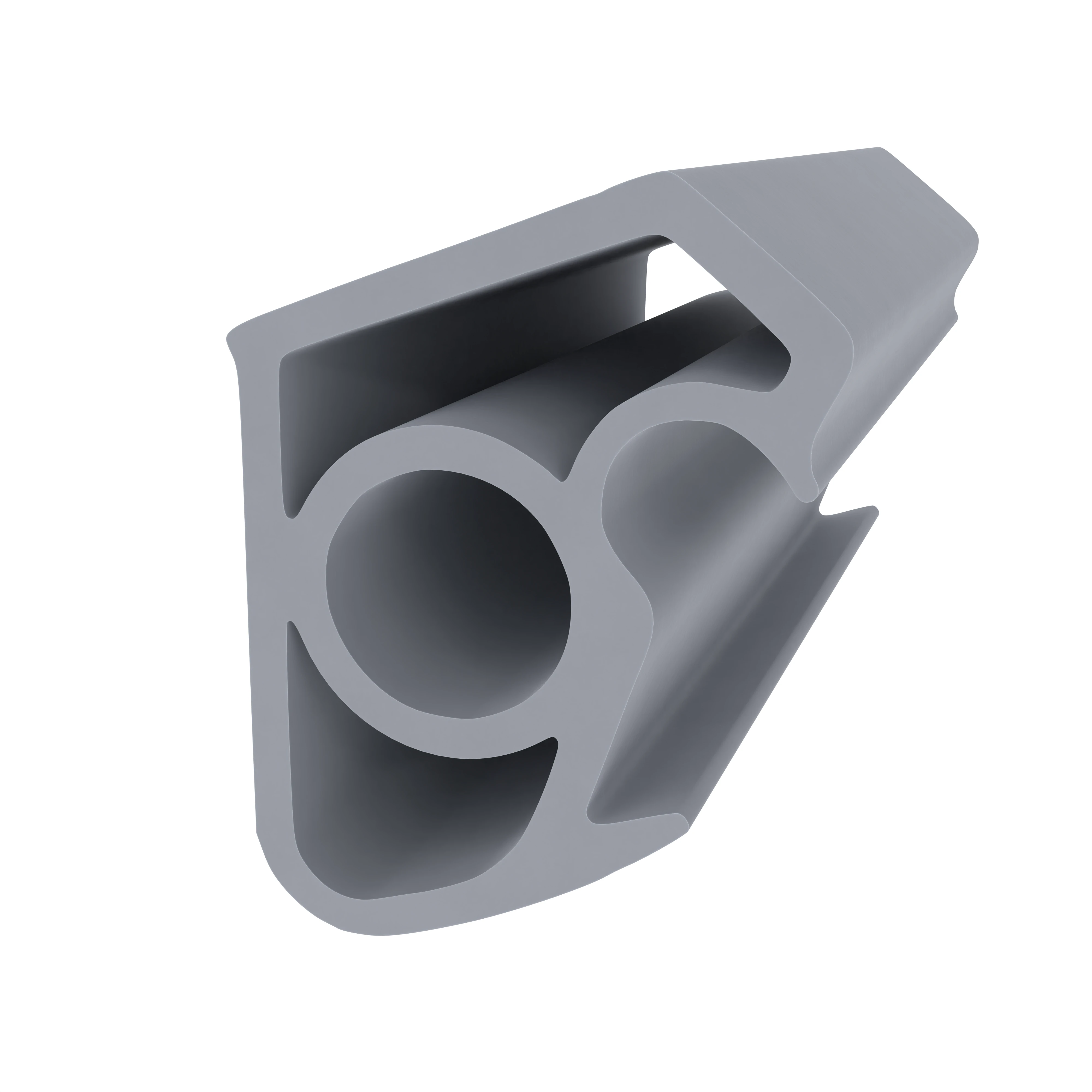 Stahlzargendichtung für Stahltüren | 10 mm Breite | Farbe: grau