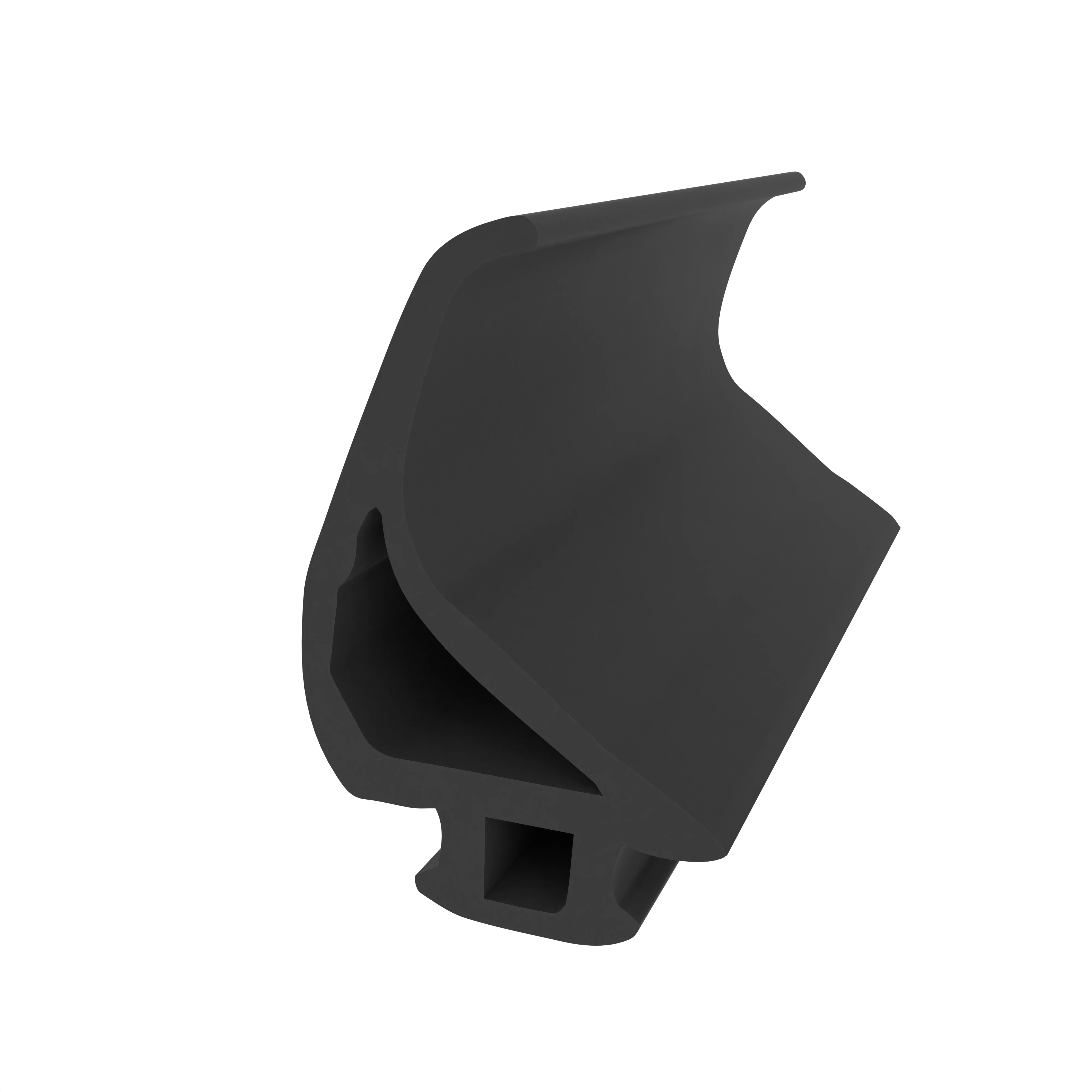 Anschlagdichtung mit Schlauch in schwarz